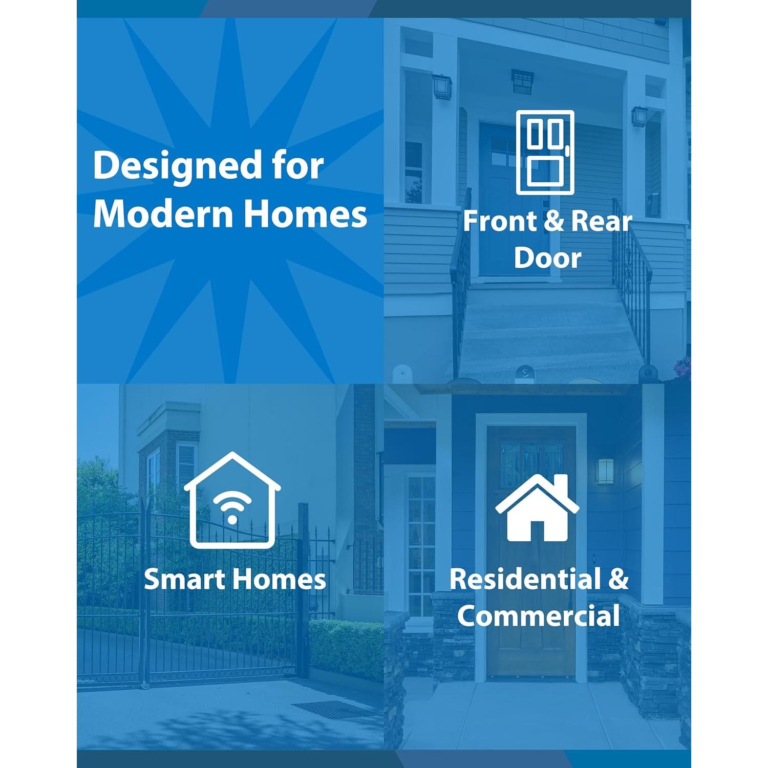 Timbre Eléctrico PrimeChime Plus 2 NICOR - Botón Básico Blanco