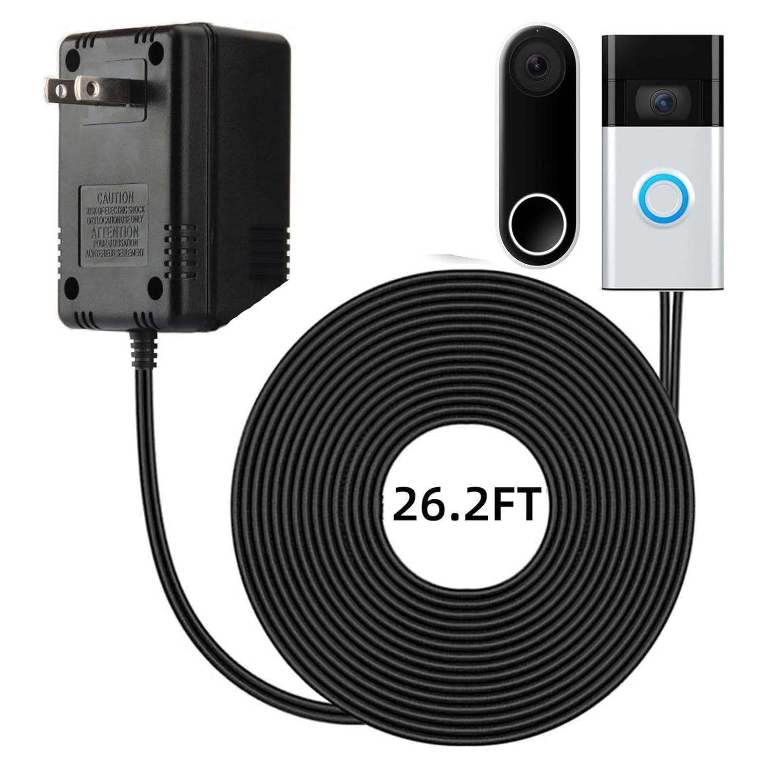 Transformador de Timbre 18V Solsinsy con Cable de 8m