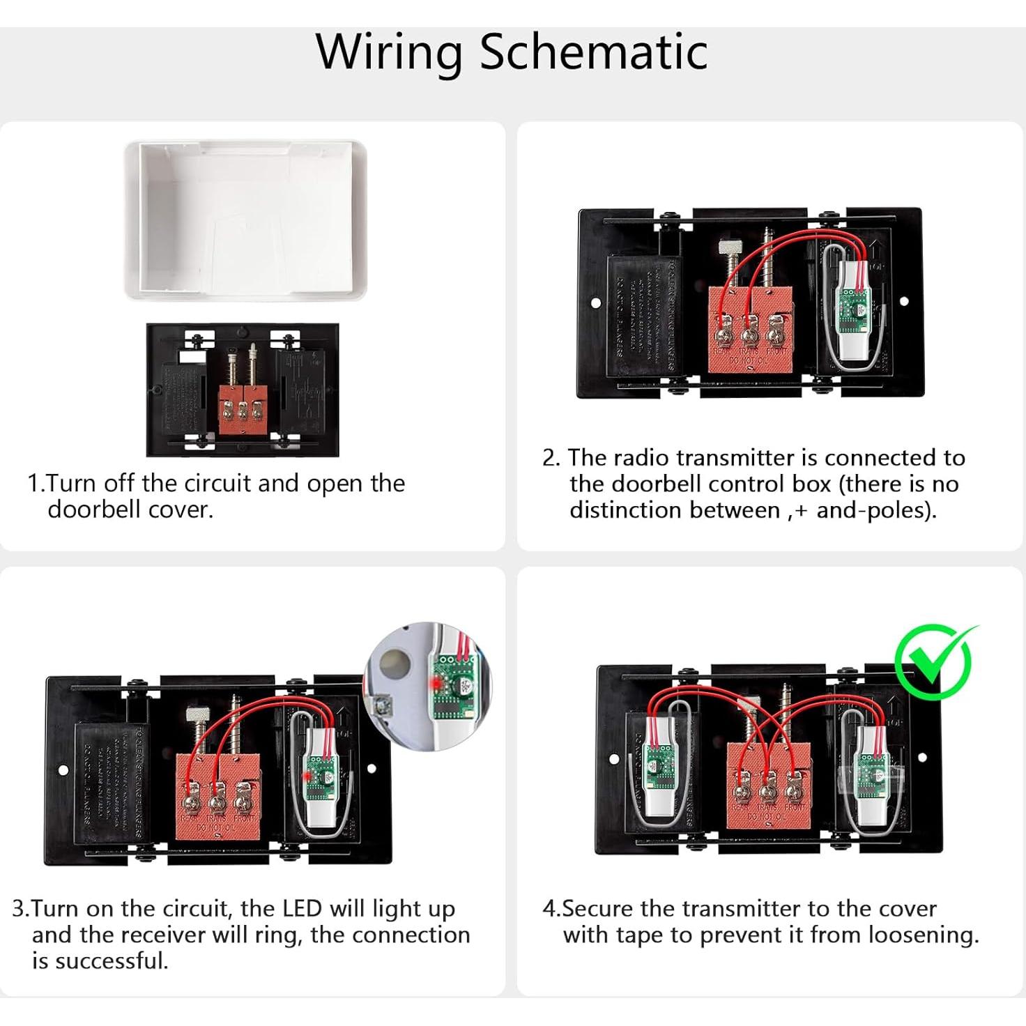 Timbre Inalámbrico Google Nest 2da Generación con Receptores