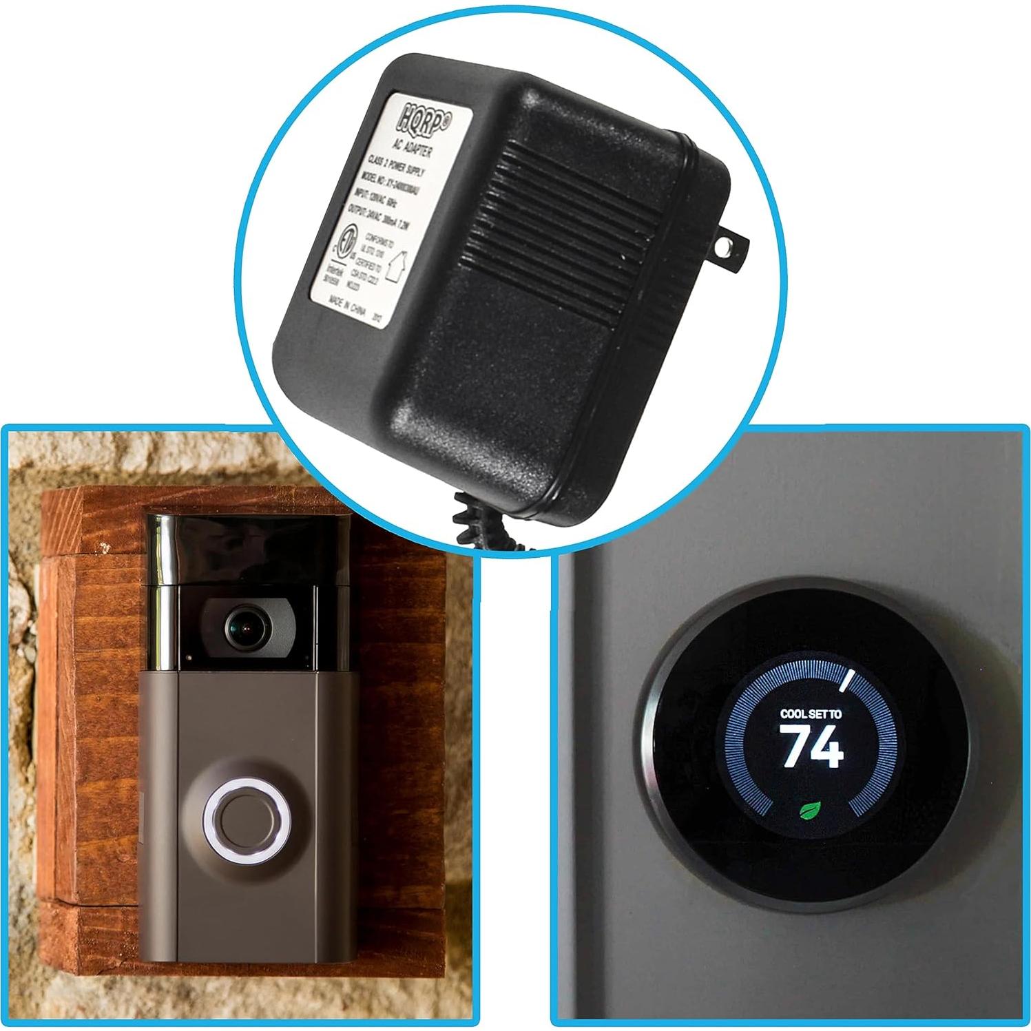 Adaptador de CA HQRP 24V para Termostatos y Timbres