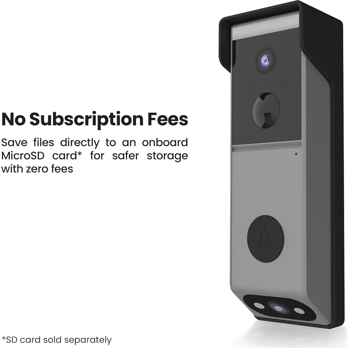 Timbre Inalámbrico Inteligente Feit Electric con Cámara HD 1080p