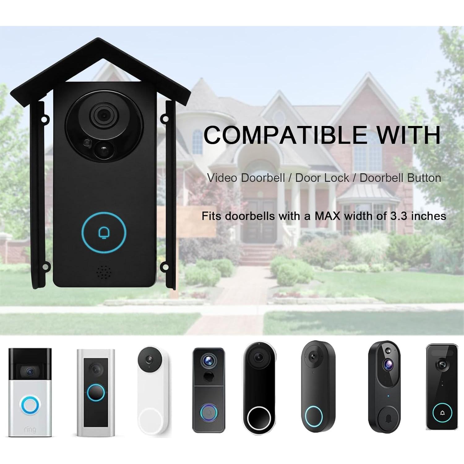 Cubierta de Lluvia para Timbre BoiCkyo Antirreflejo 17.5x9.5cm