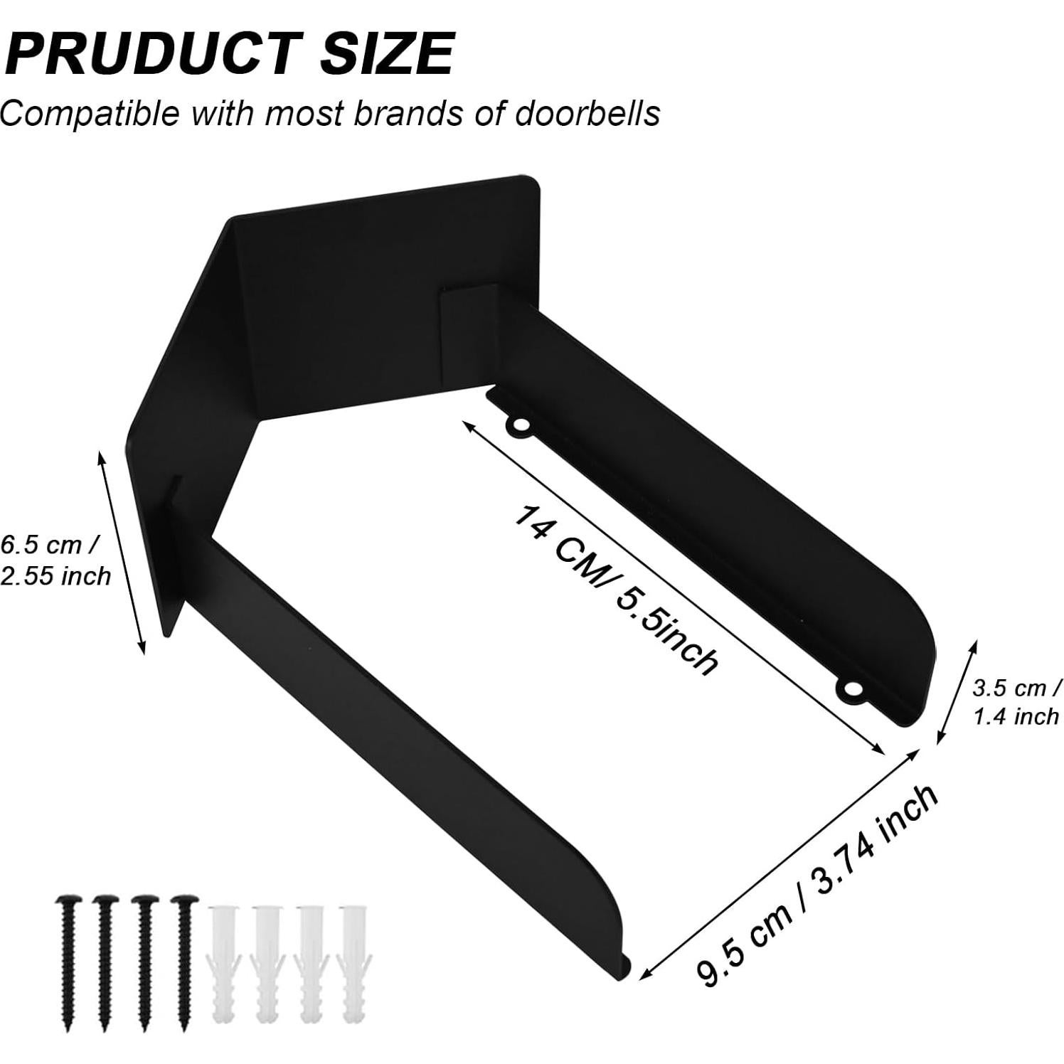 Cubierta de Lluvia para Timbre BoiCkyo Antirreflejo 17.5x9.5cm