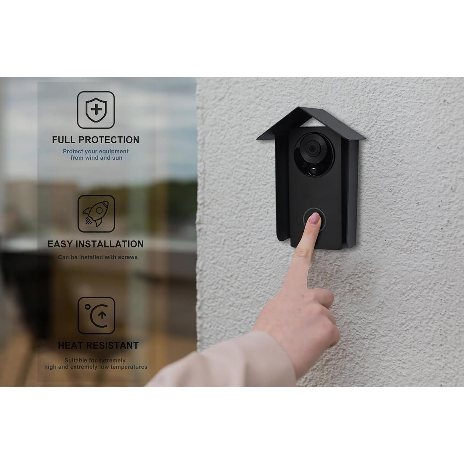 Cubierta de Lluvia para Timbre BoiCkyo Antirreflejo 17.5x9.5cm