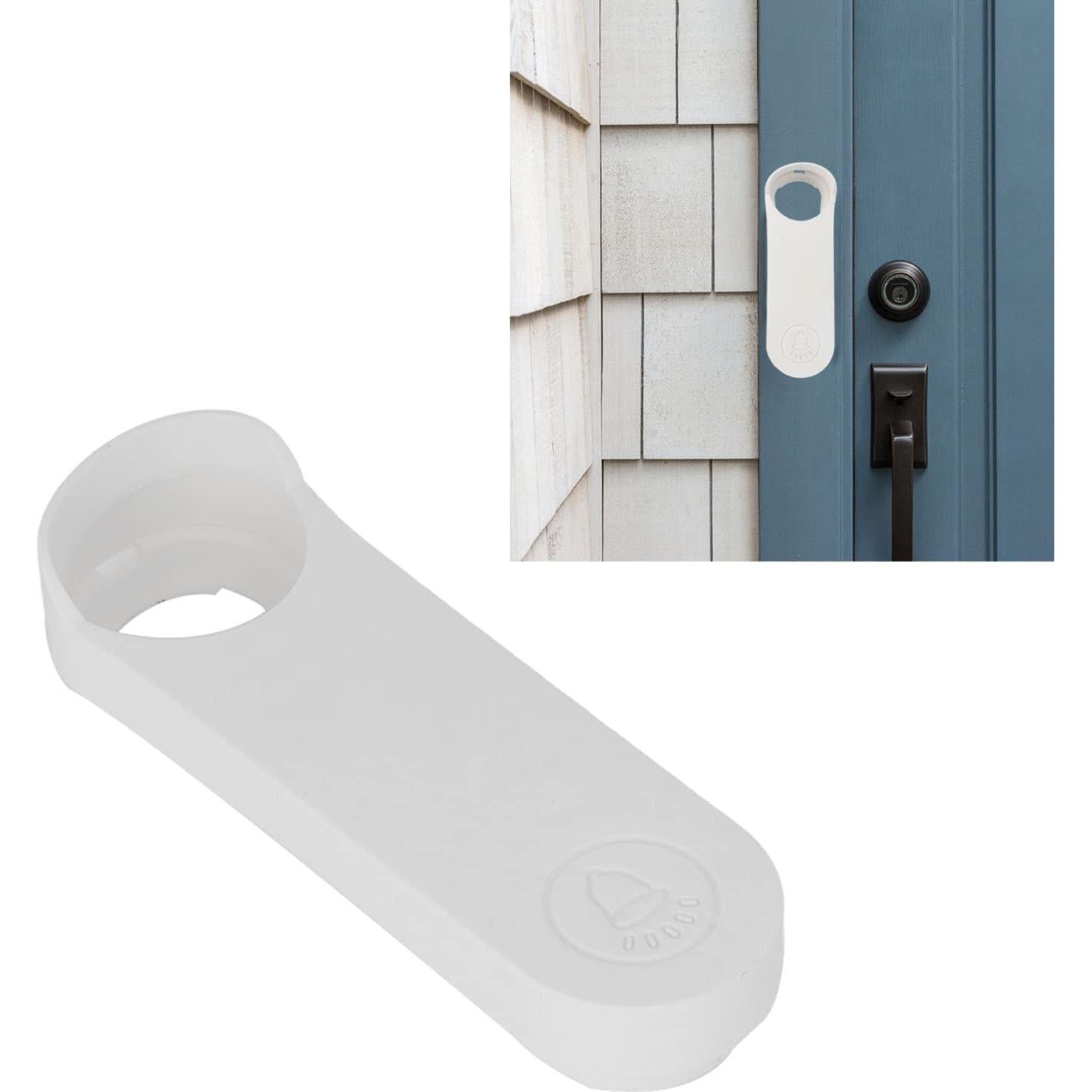 Funda de Silicona para Timbre Google Nest Hello - Color Blanco Off