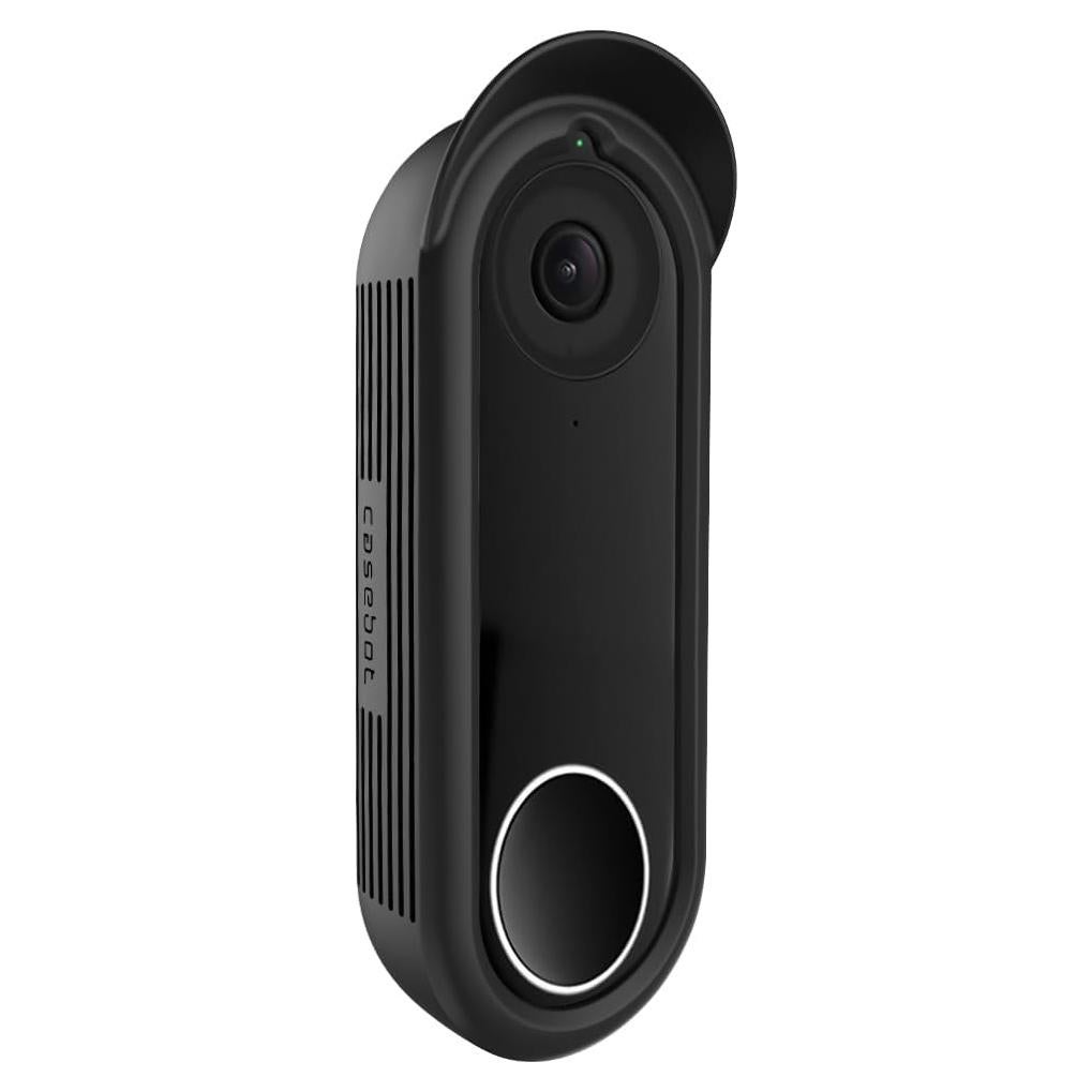 Funda de Silicona Fintie para Timbre Google Nest 1ª/2ª Gen Negra