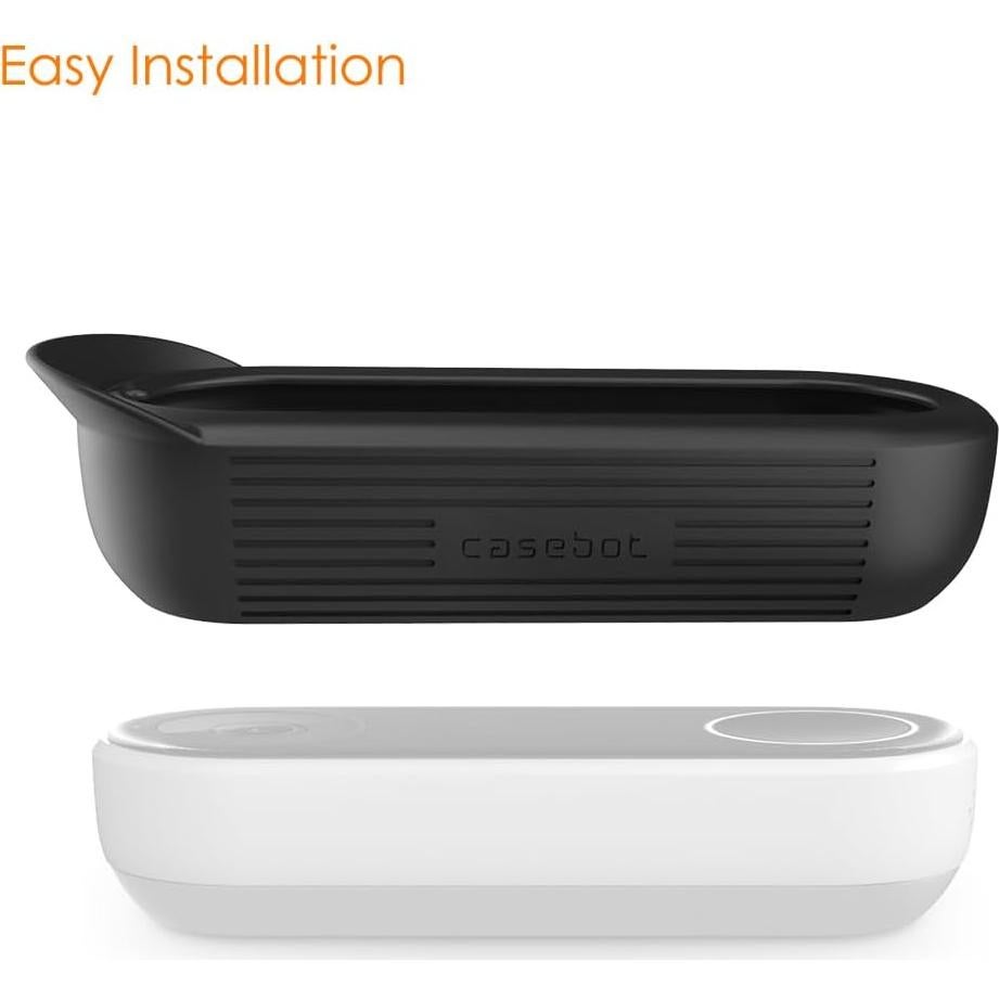 Funda de Silicona Fintie para Timbre Google Nest 1ª/2ª Gen Negra