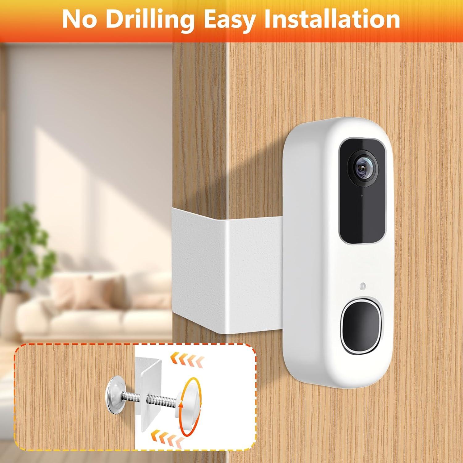Soporte anti-robo para timbre Arlo Video Doorbell 2K - Instalación fácil