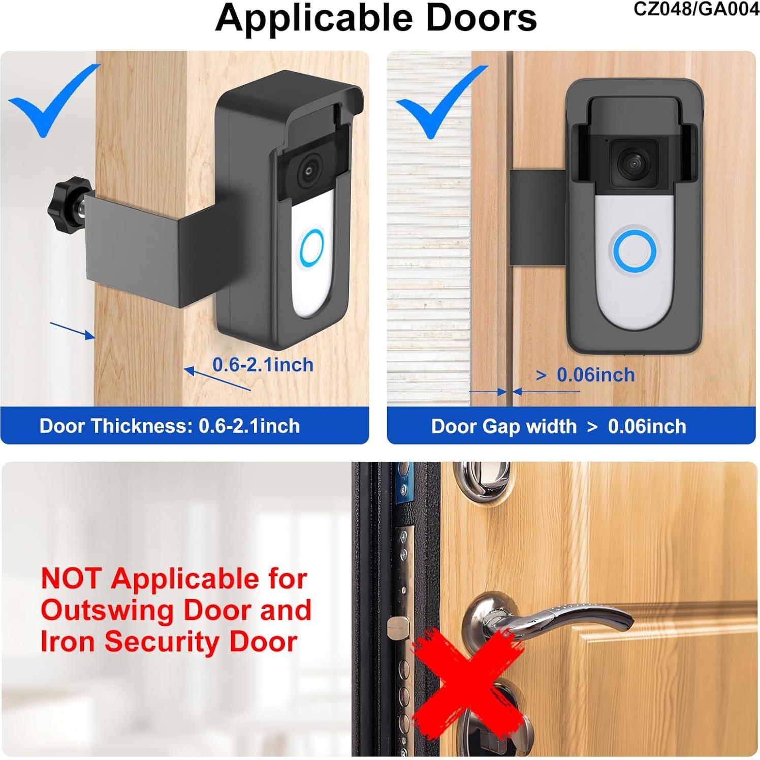 Soporte Antirrobo para Timbre de Video Ring - GAHOGA
