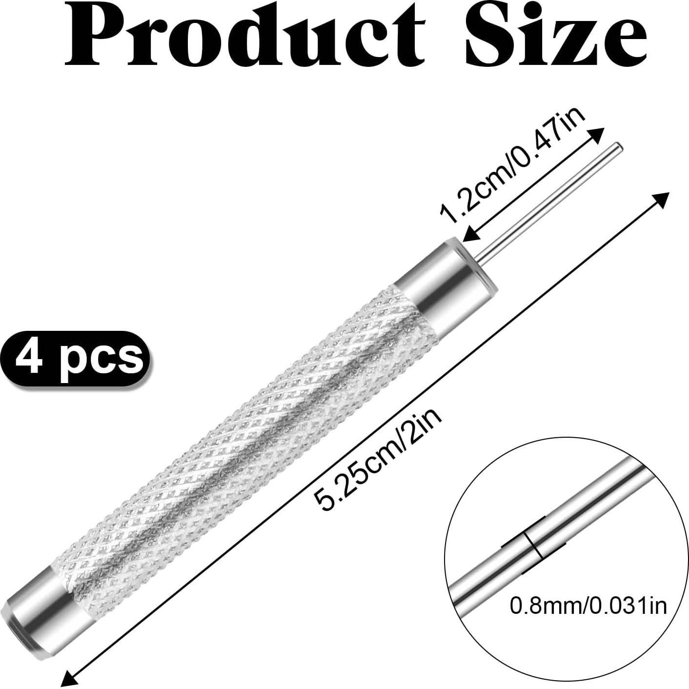4 Piezas de Clave de Timbre Cilíndrica Abeillo 0.8mm
