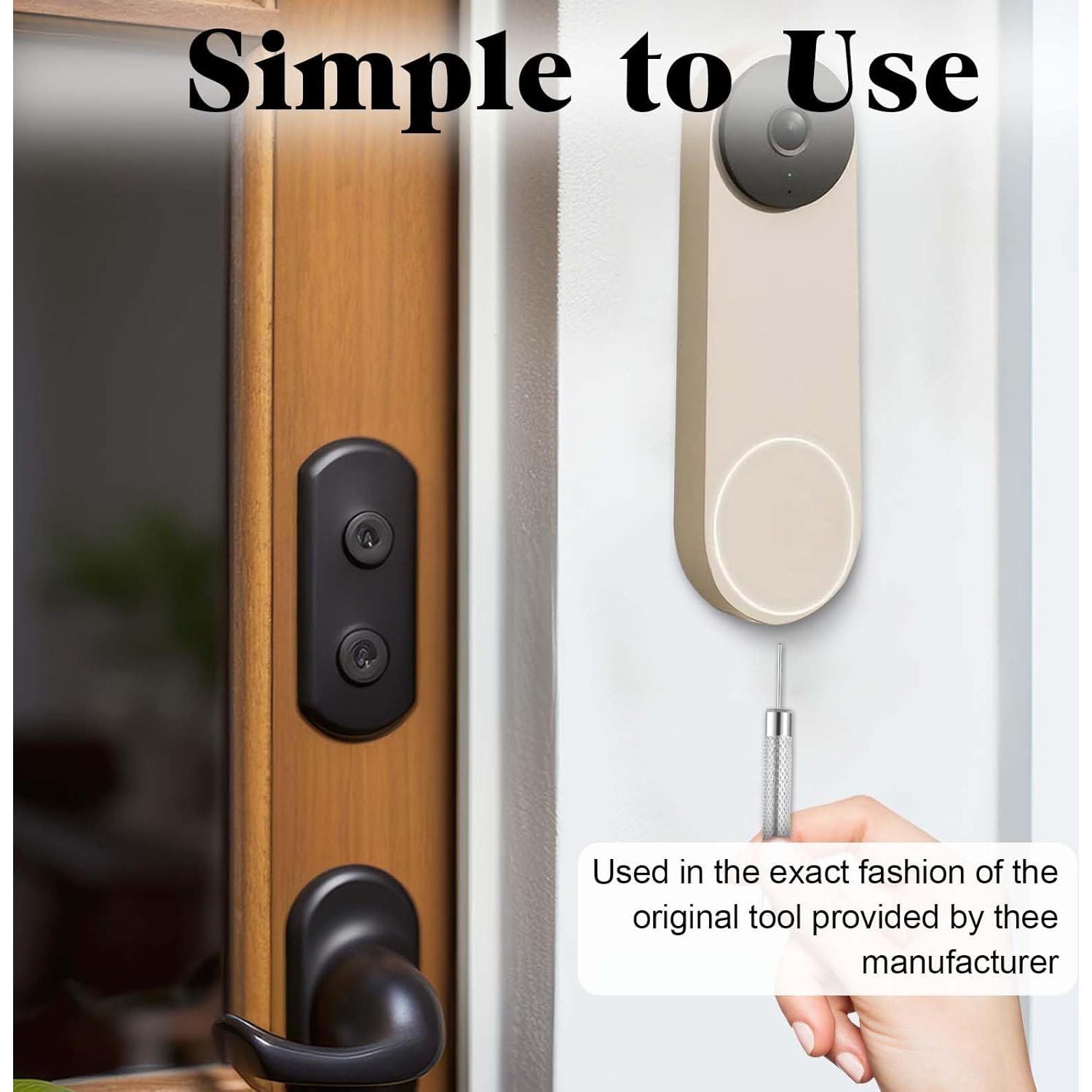 4 Piezas de Clave de Timbre Cilíndrica Abeillo 0.8mm