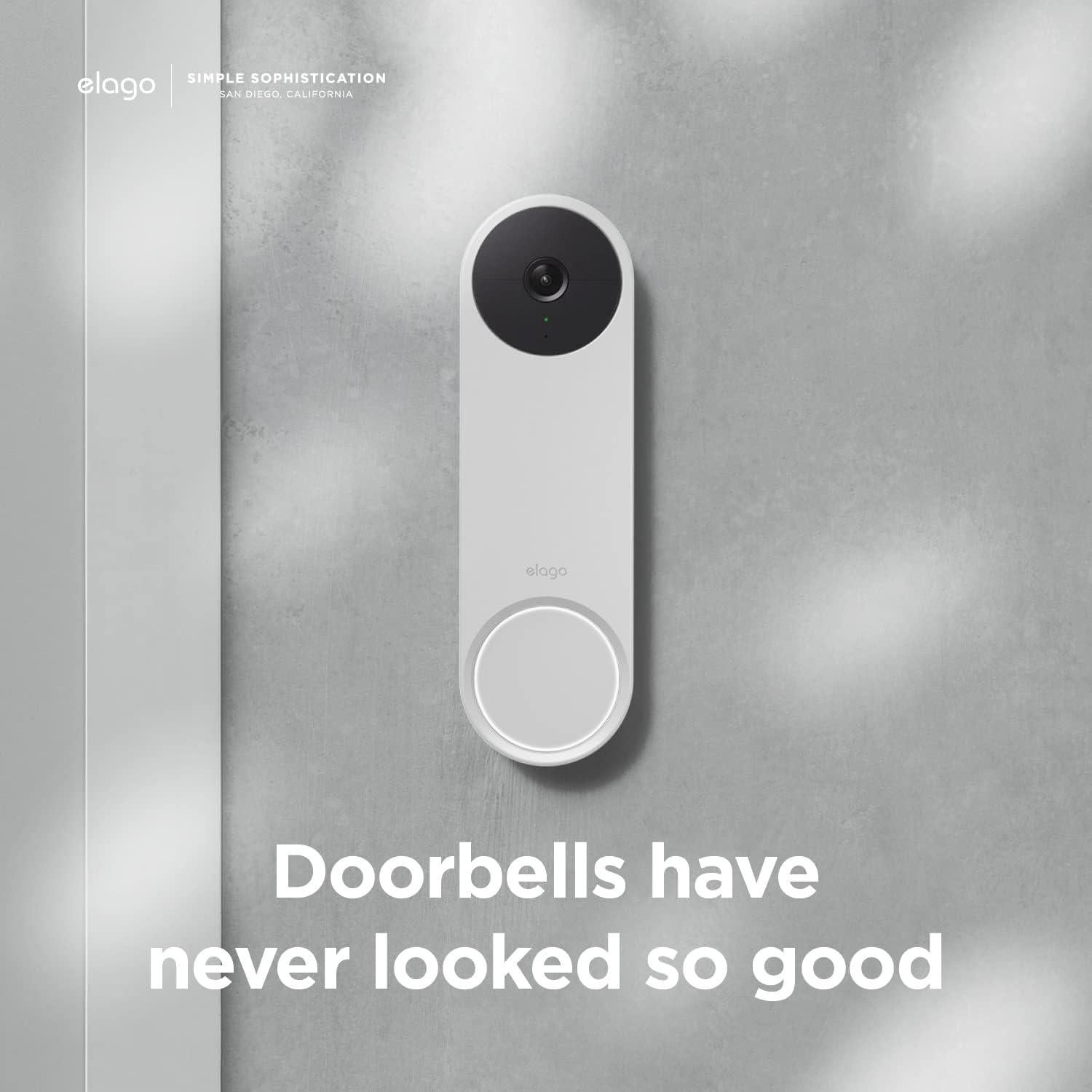 Funda de Silicona elago para Google Nest Hello 2021 - Nieve