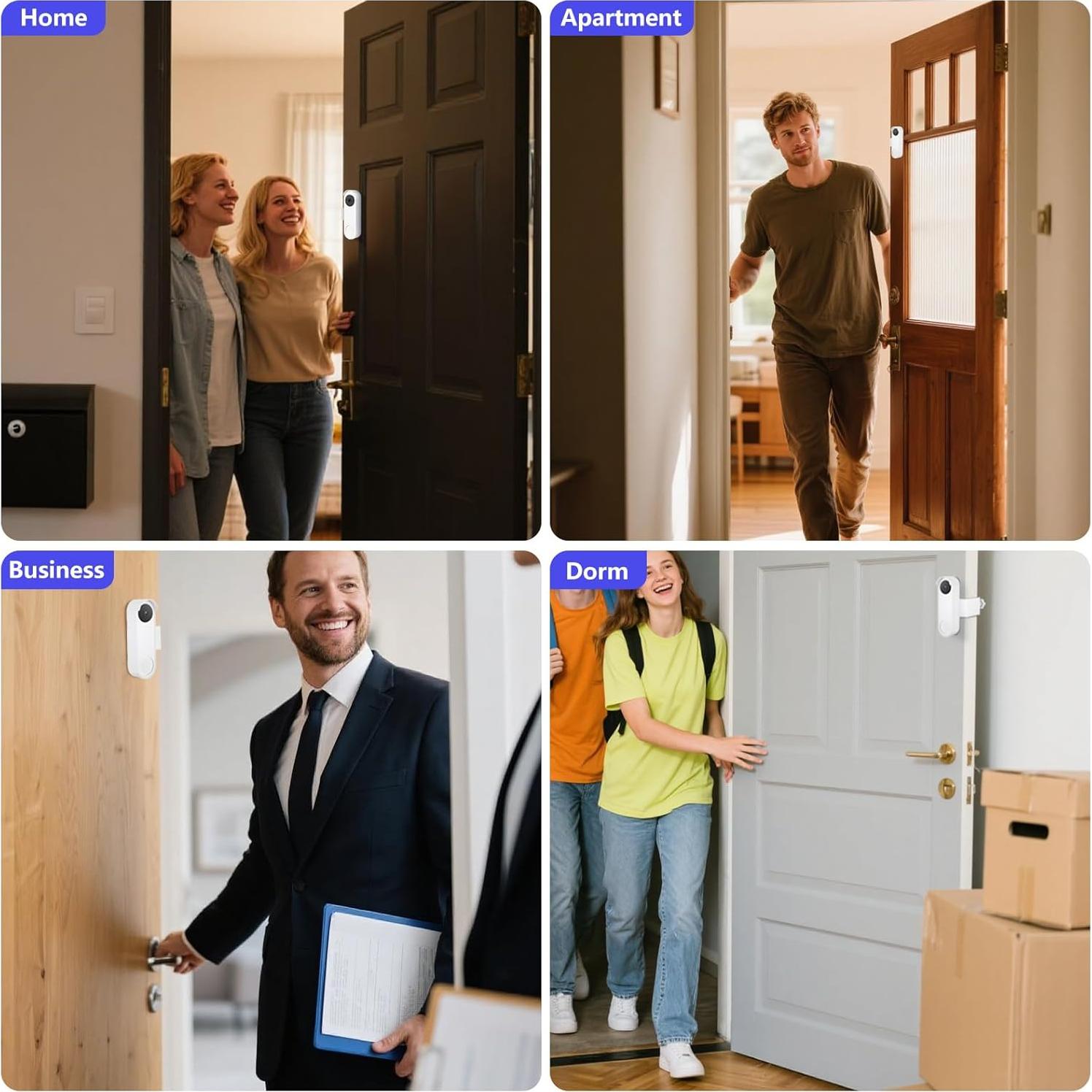 Soporte Antirrobo para Timbre Google Nest Batería - Montaje Sin Taladro