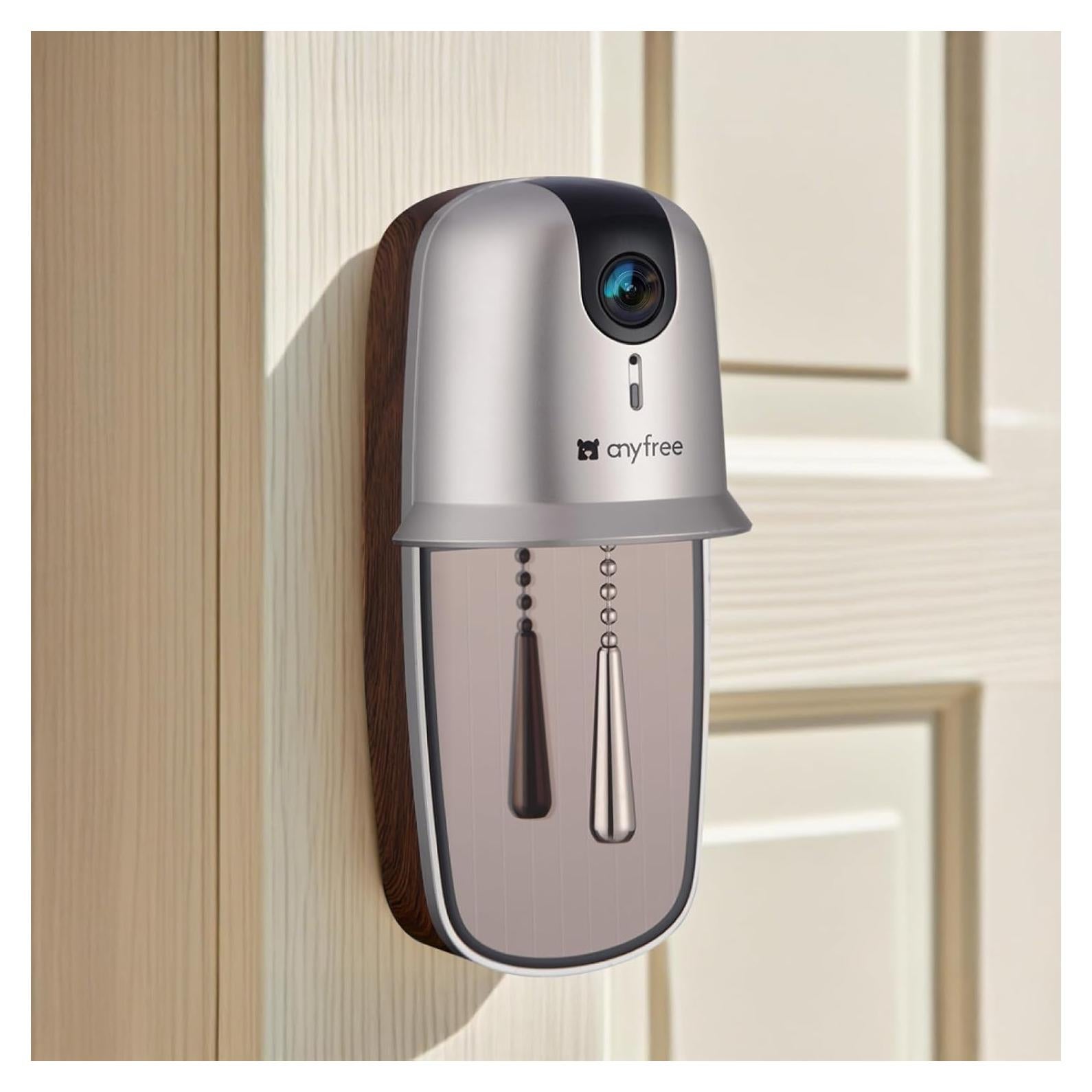 Cámara de Timbre Inalámbrica Anyfree 2025 Solar HD 1000m