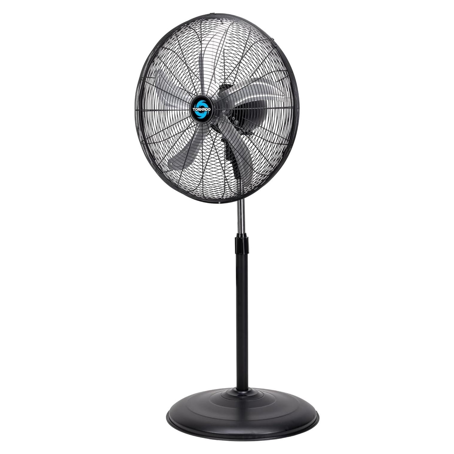 Ventilador de pedestal Tornado 20" - 5000 CFM, 3 velocidades, 1/6 HP