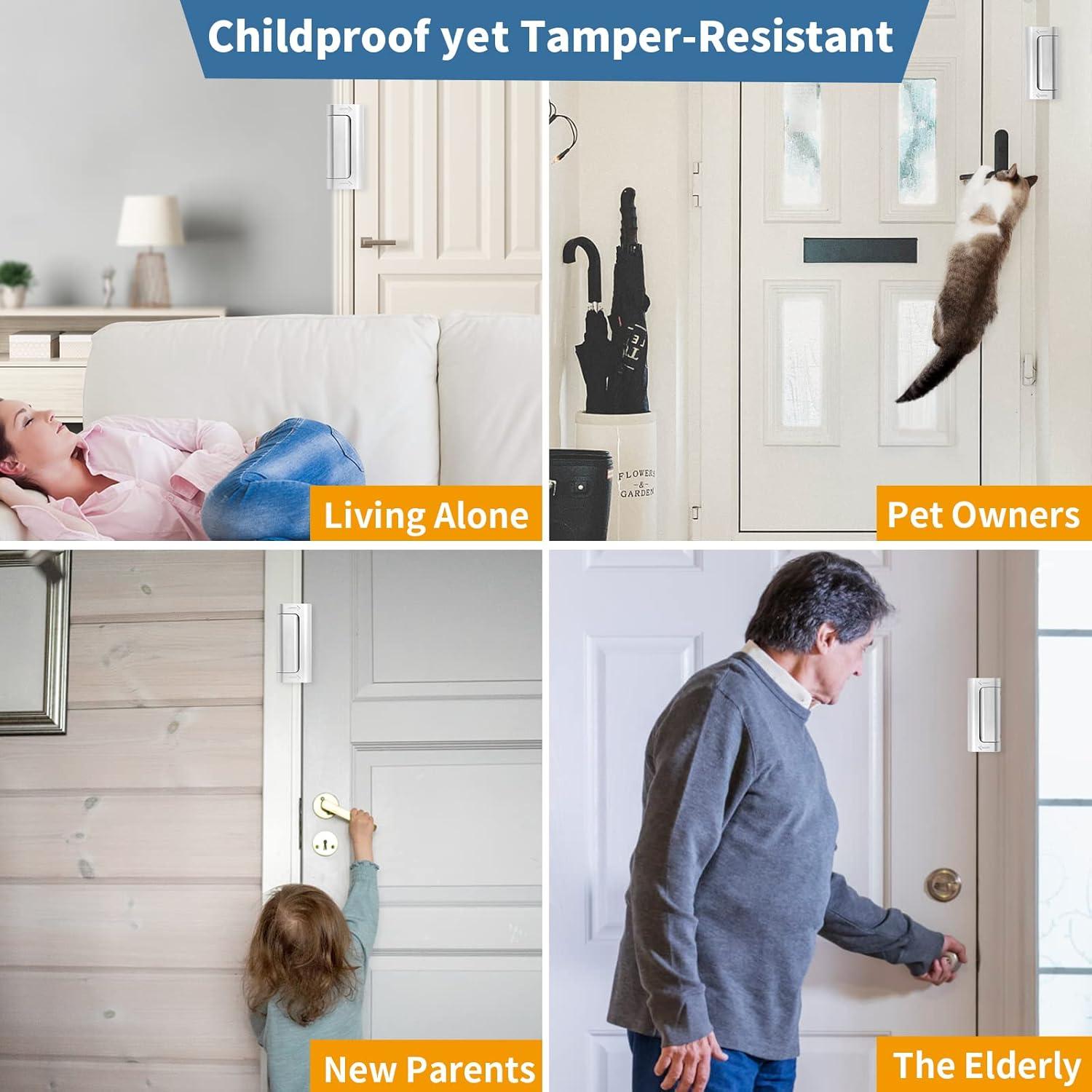 Cerradura de Refuerzo de Seguridad Auzev Plateada 1Pack