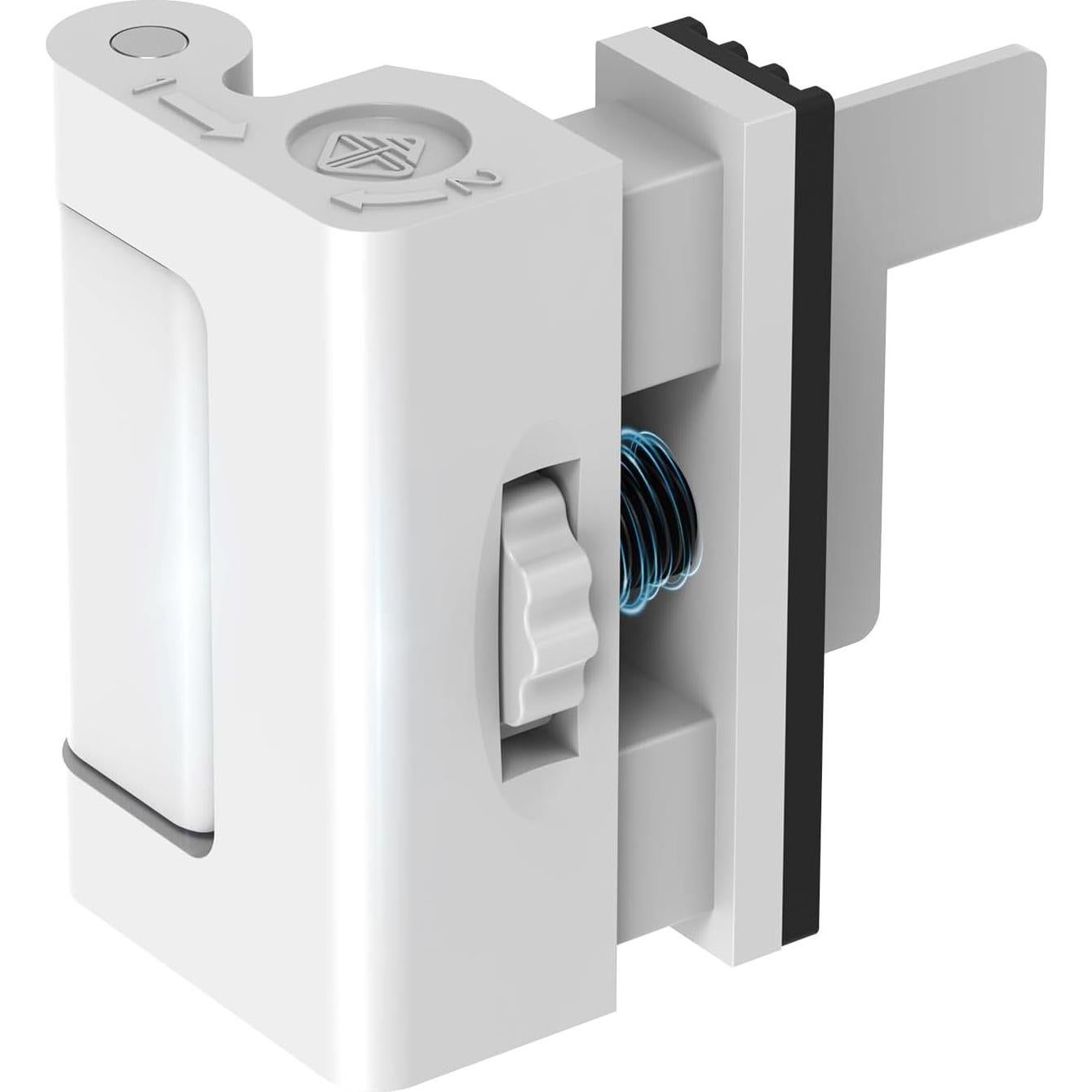 Cerradura de refuerzo portátil Mixizigoz blanca - 363 kg