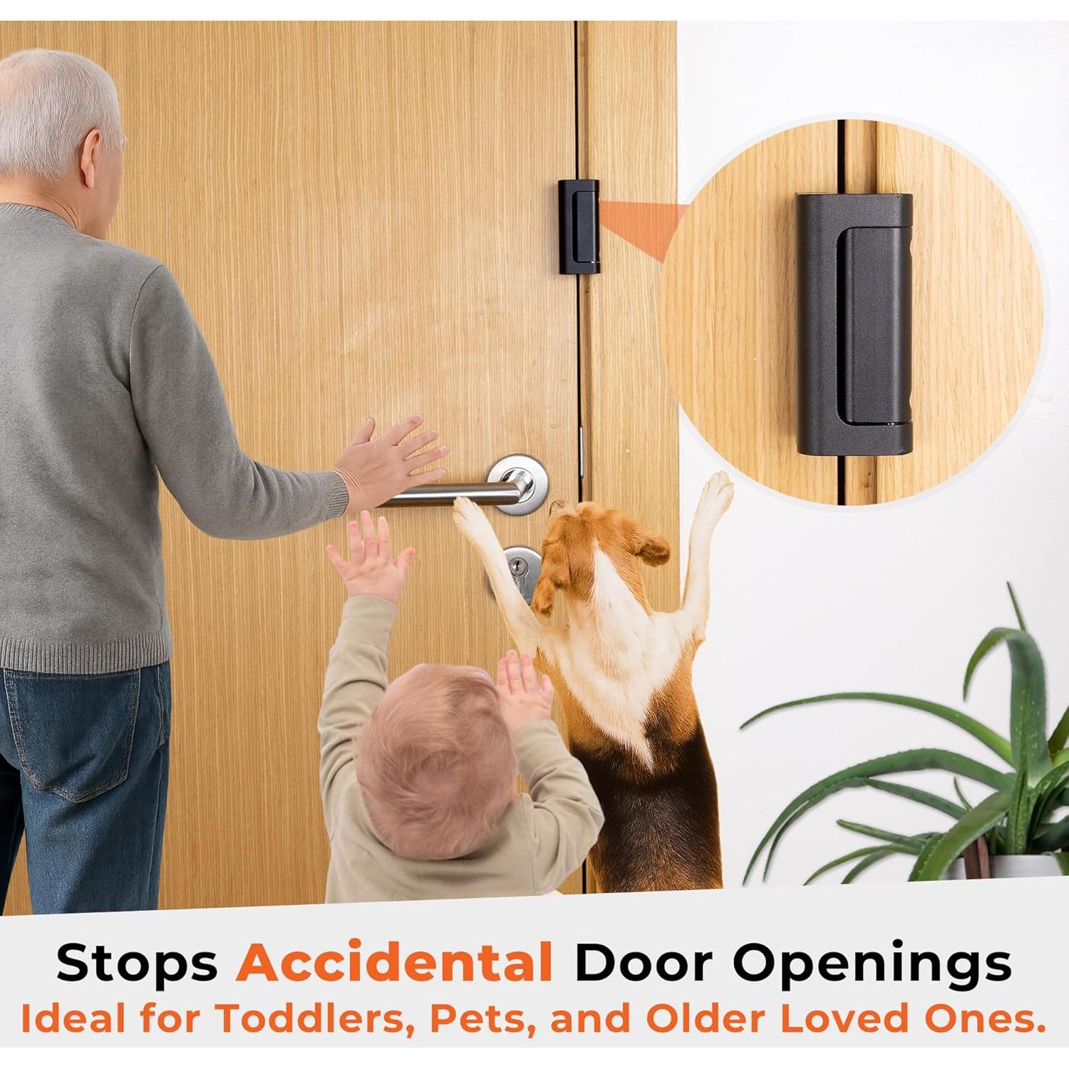 Cerradura de Seguridad HomeBrella para Puerta - 2 Paquetes - Soporta 362 kg