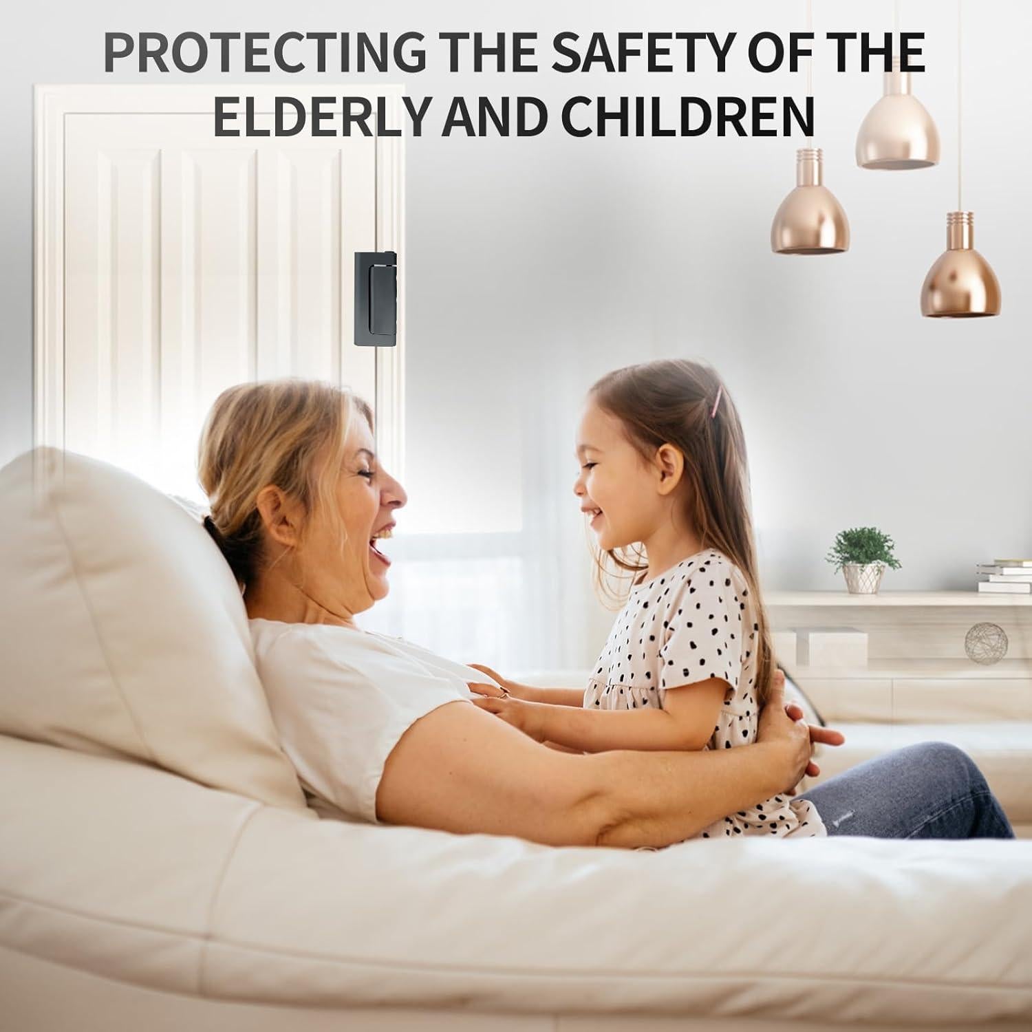 Cerradura de Seguridad QVYQVY para Puerta del Hogar - Refuerzo 7.62 cm