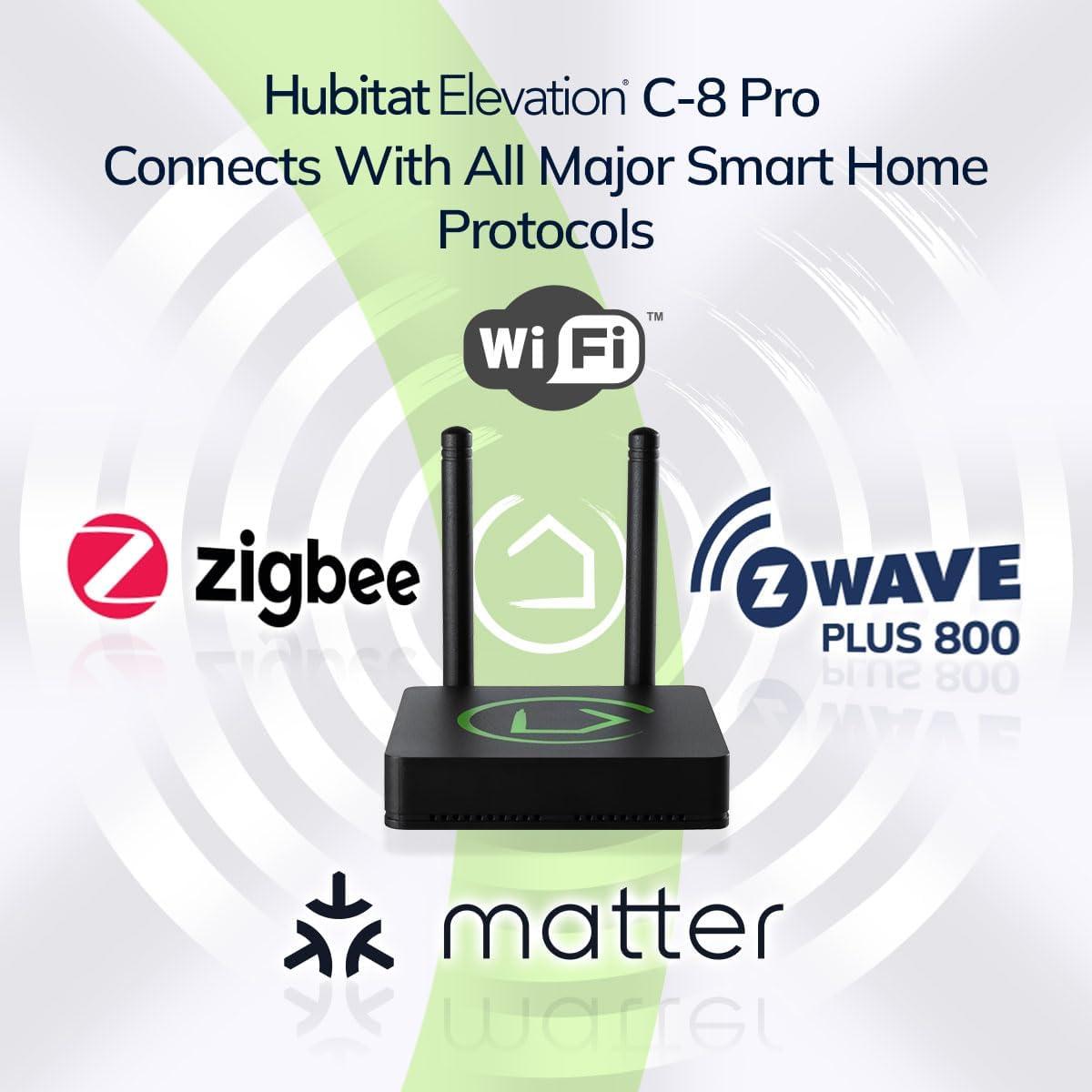 Hubitat Elevation C-8 Pro - Hub de Automatización del Hogar