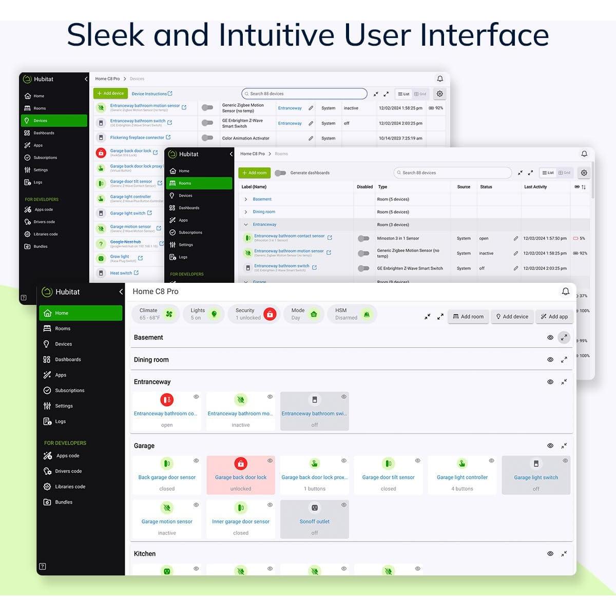 Hubitat Elevation C-8 Pro - Hub de Automatización del Hogar