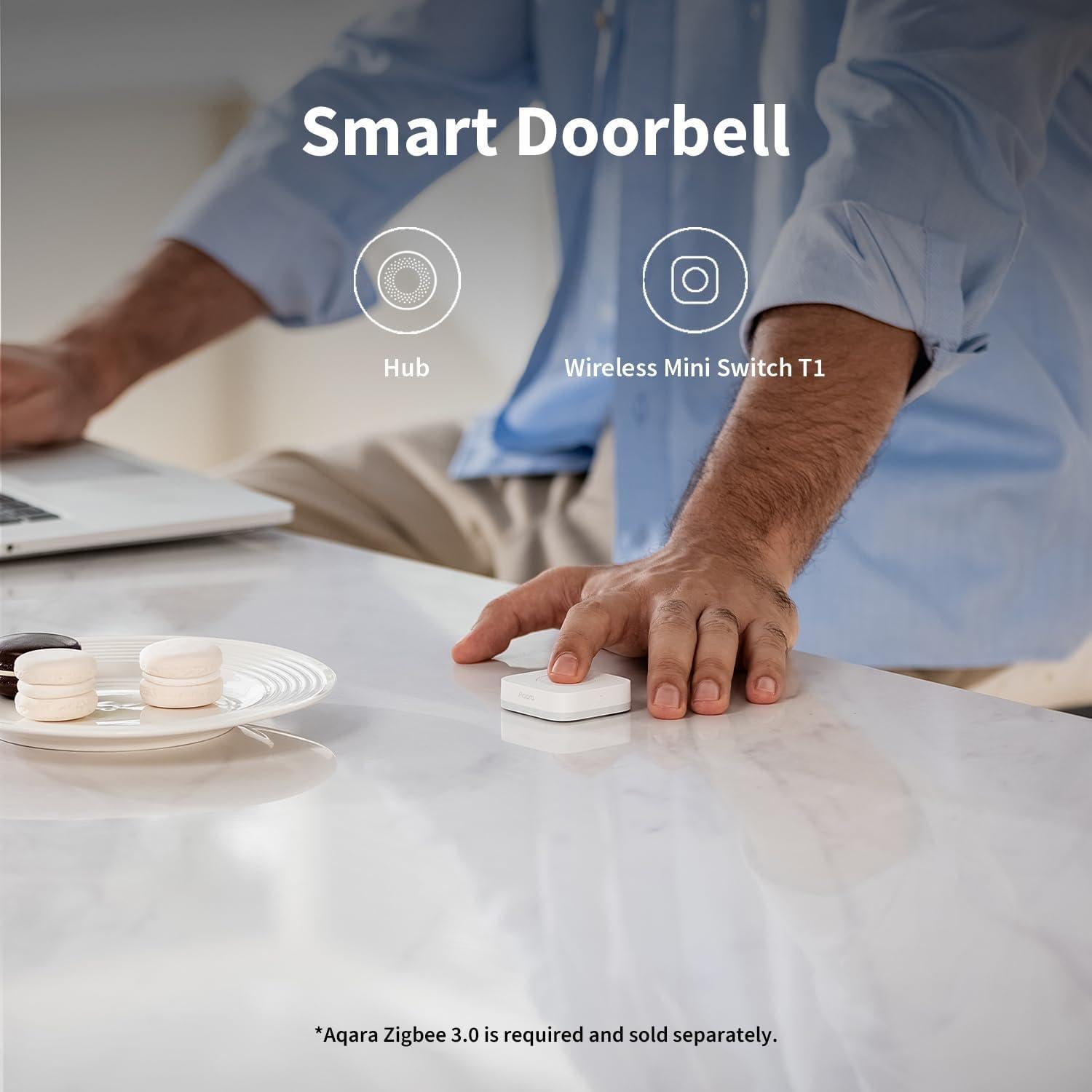 Interruptor Mini Inalámbrico Aqara T1 Zigbee 3.0 con Soporte OTA