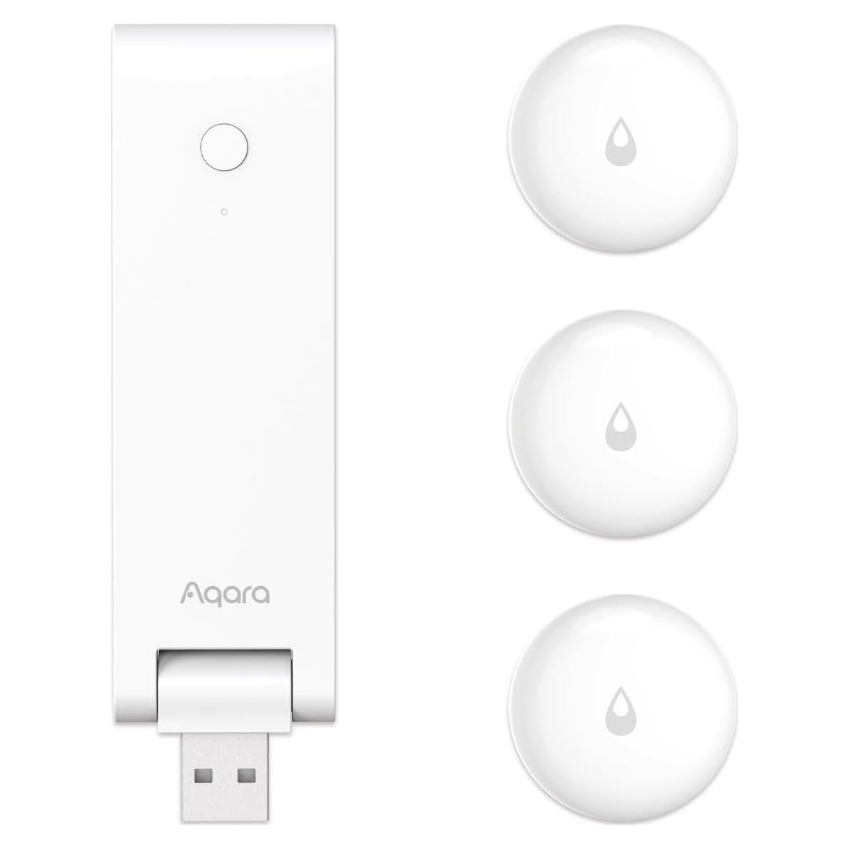 Paquete de 3 Sensores de Fugas de Agua Aqara Zigbee