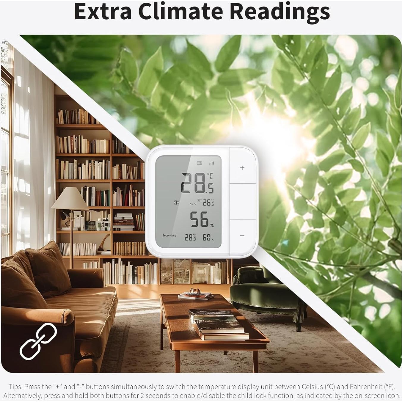 Sensor Climático Inteligente Aqara W100 con Control Remoto HVAC