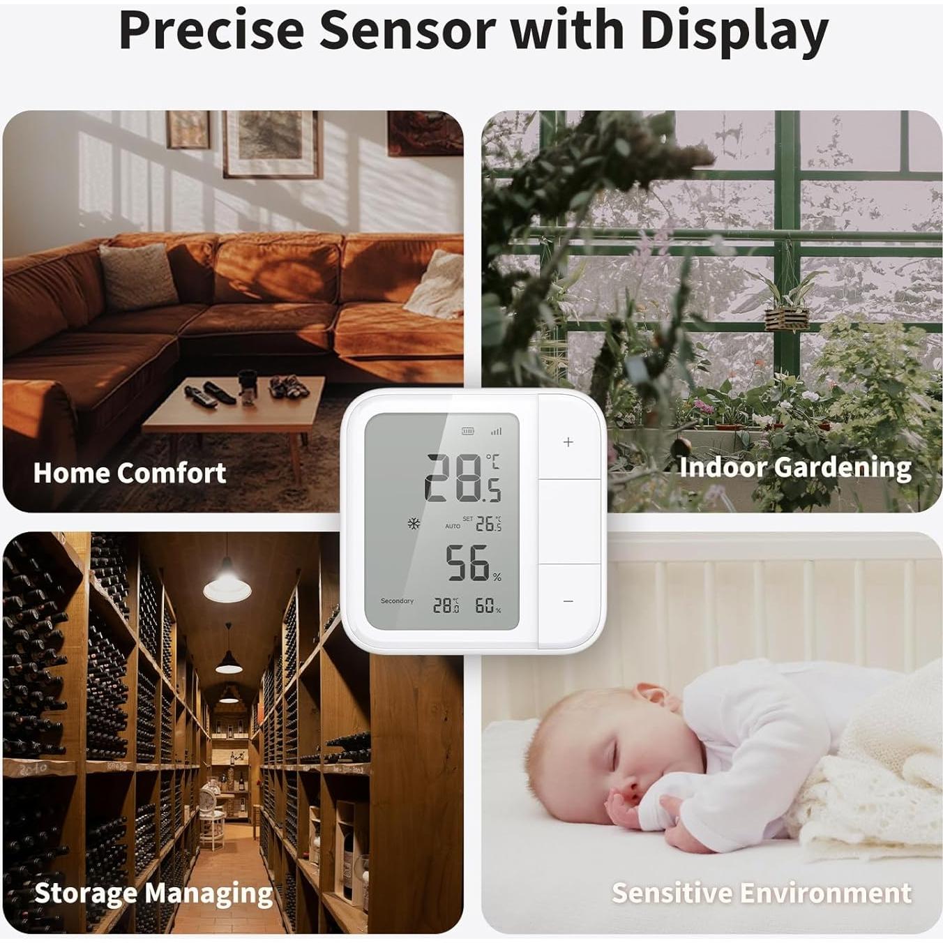 Sensor Climático Inteligente Aqara W100 con Control Remoto HVAC