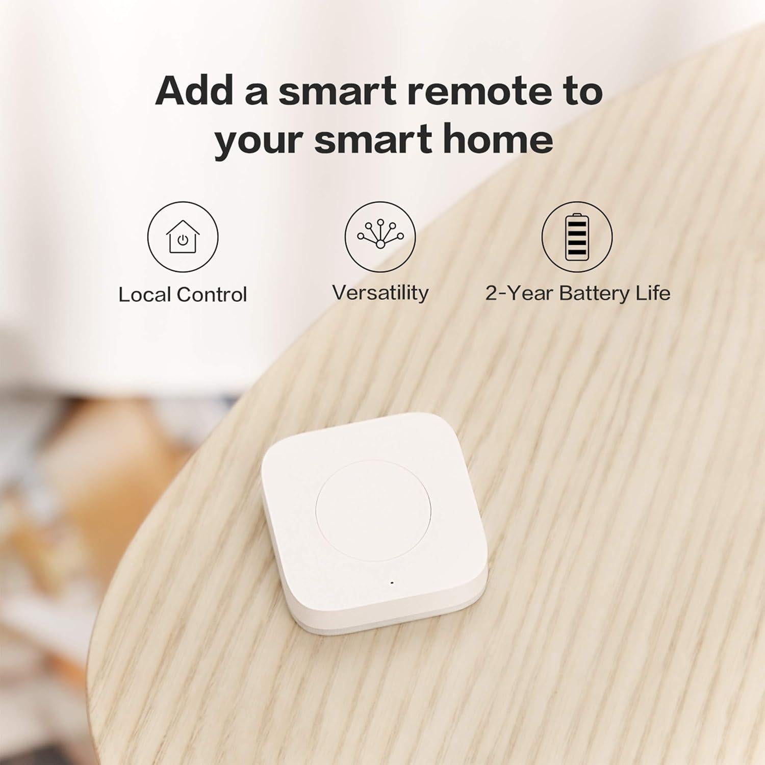 Interruptor Mini Inalámbrico Aqara con Enchufe Inteligente 15A