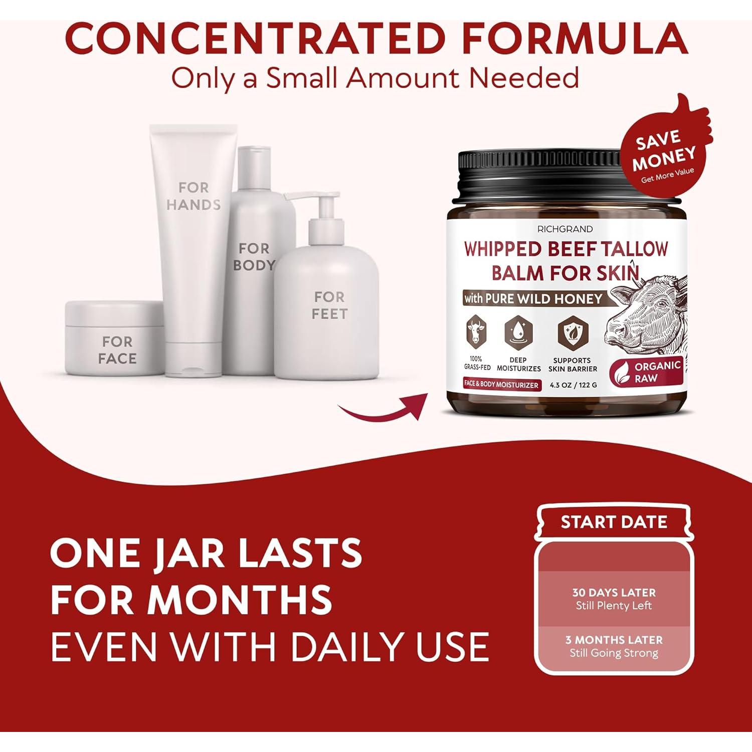 Bálsamo Hidratante Facial y Corporal RICHGRAND 121.9 g