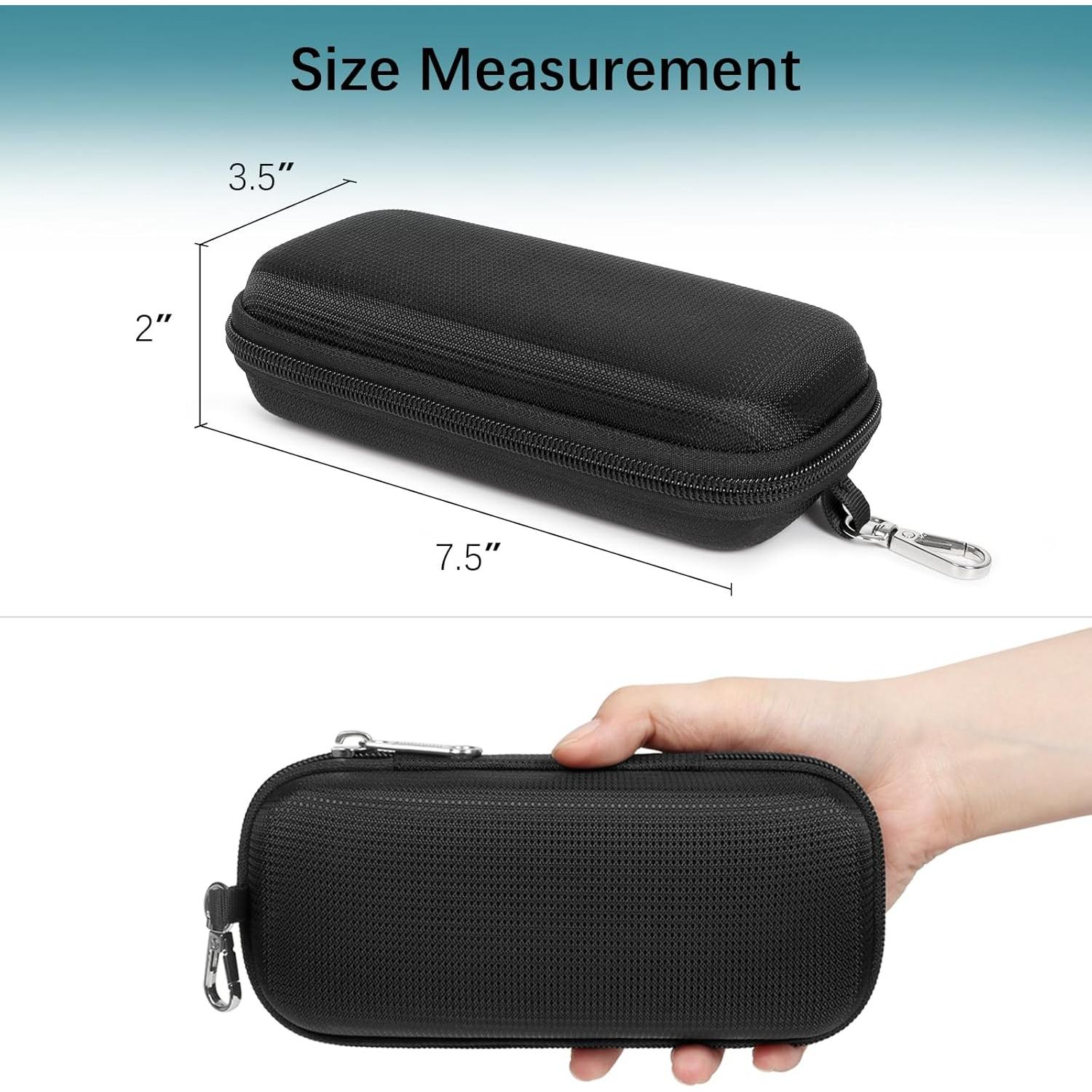 Estuche Doble para Gafas Tangoner Negro con Cierre de Cremallera