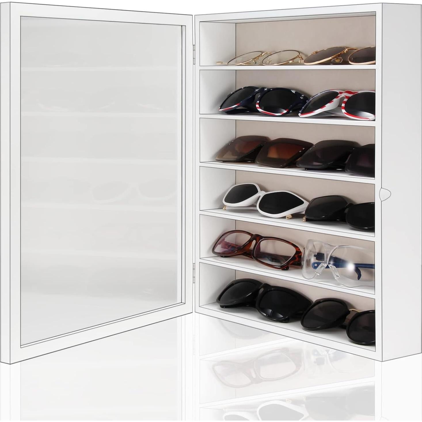 Organizador de Gafas de Sol TJ.MOREE Blanco 39.6x33 cm