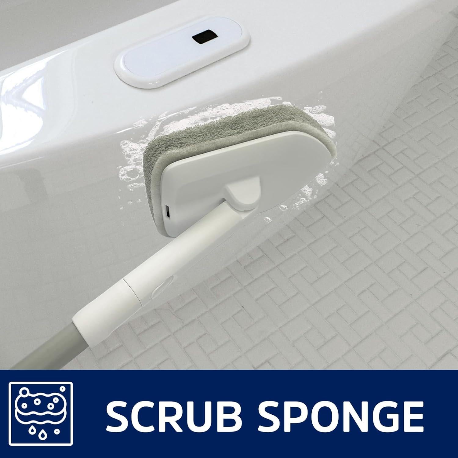 Limpiador de Ducha Bafezoze 3 en 1 con Mango de 127 cm