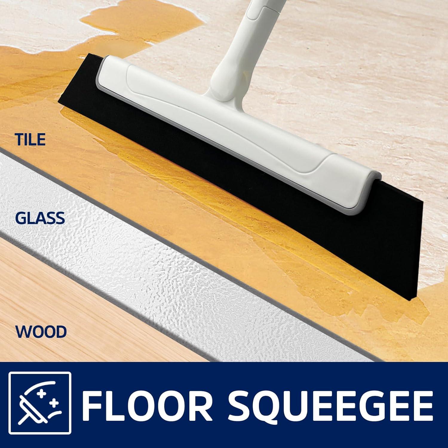 Limpiador de Ducha Bafezoze 3 en 1 con Mango de 127 cm