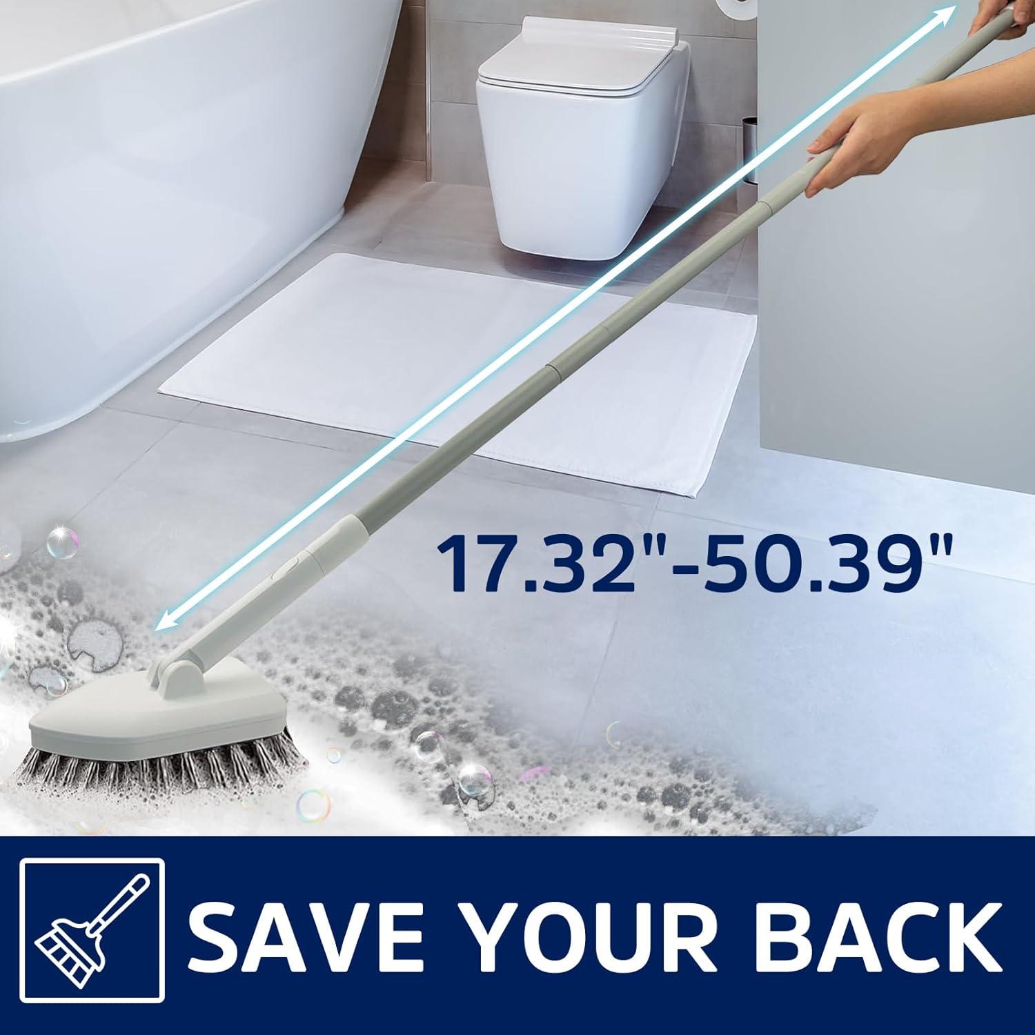 Limpiador de Ducha Bafezoze 3 en 1 con Mango de 127 cm