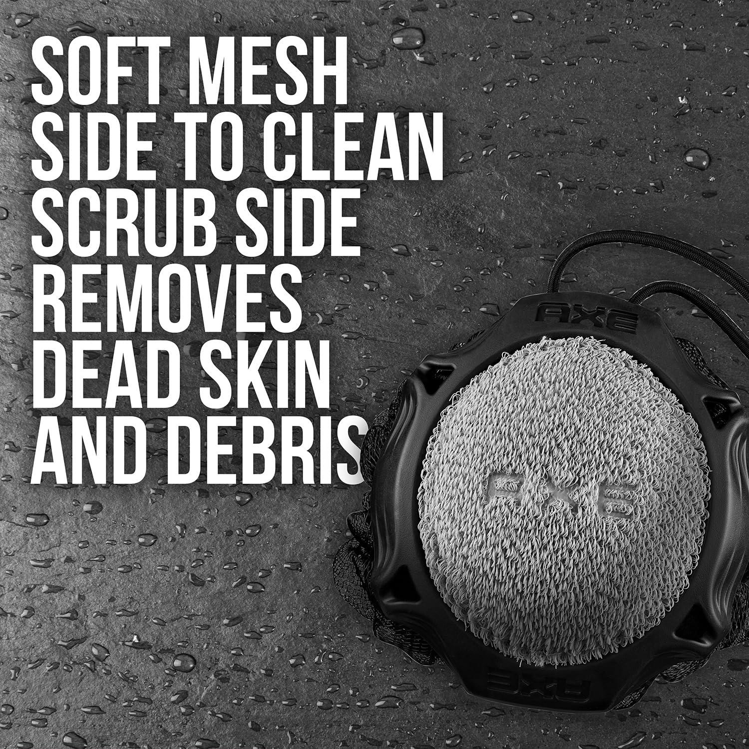 Exfoliador Ducha AXE Doble Cara para Hombres - Suaviza Piel