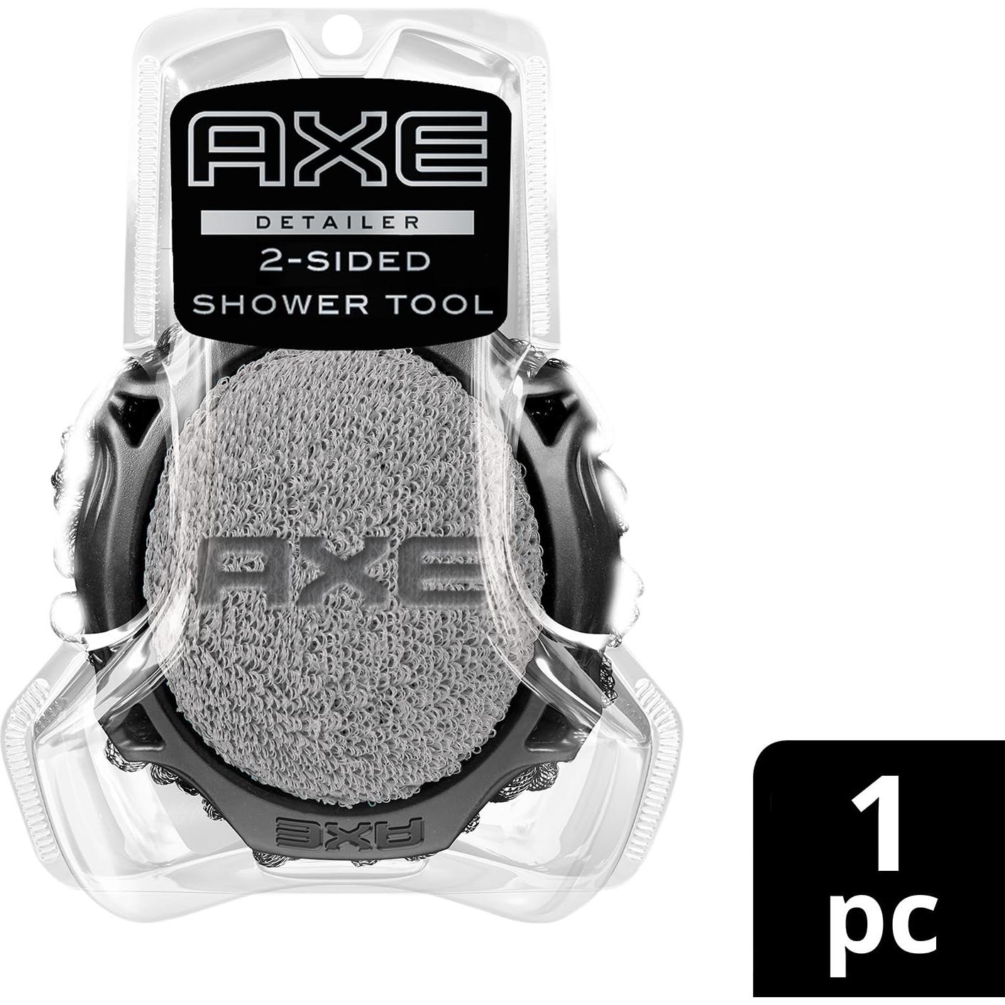 Exfoliador Ducha AXE Doble Cara para Hombres - Suaviza Piel