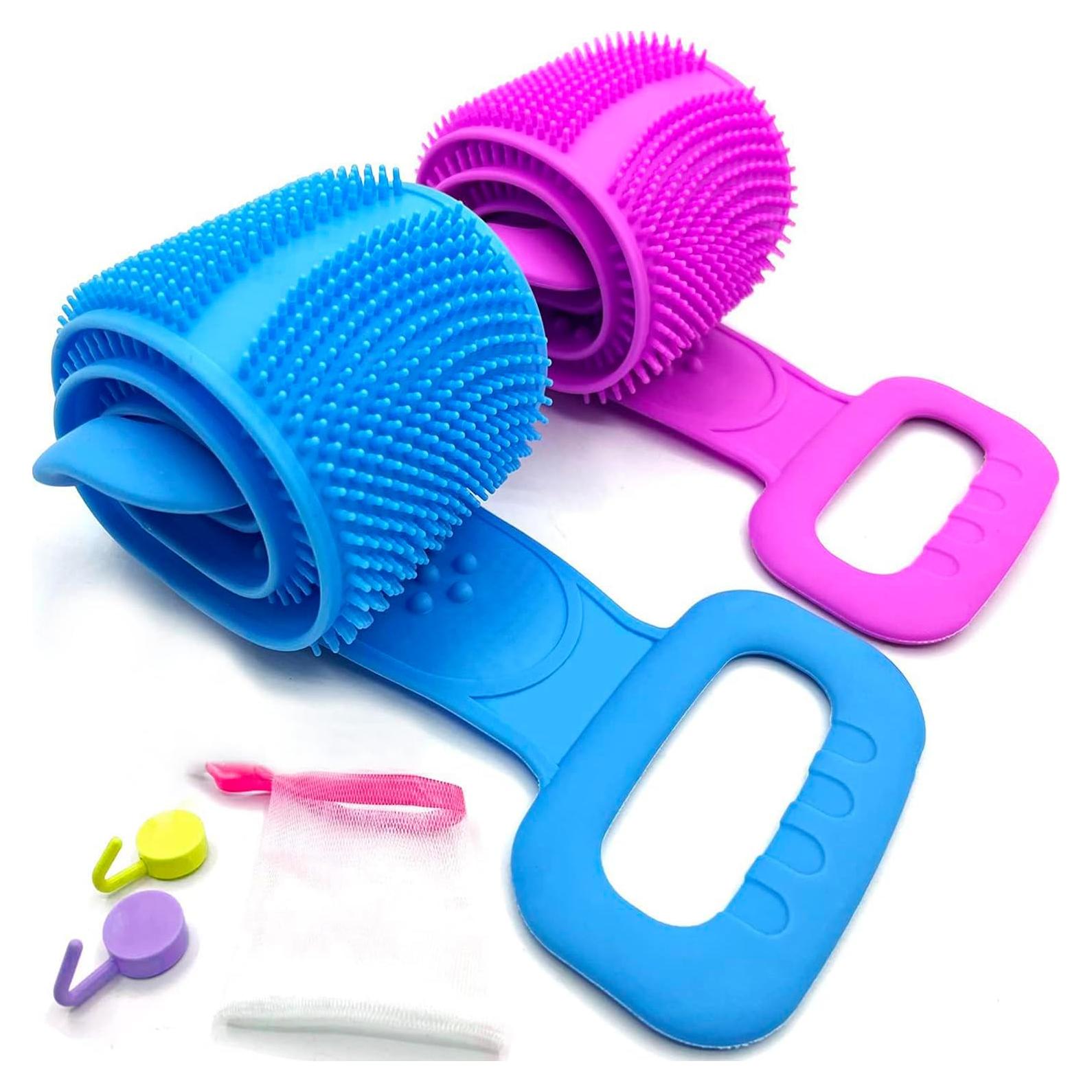 Exfoliador de Espalda de Silicona Sofine 80cm Doble Cara