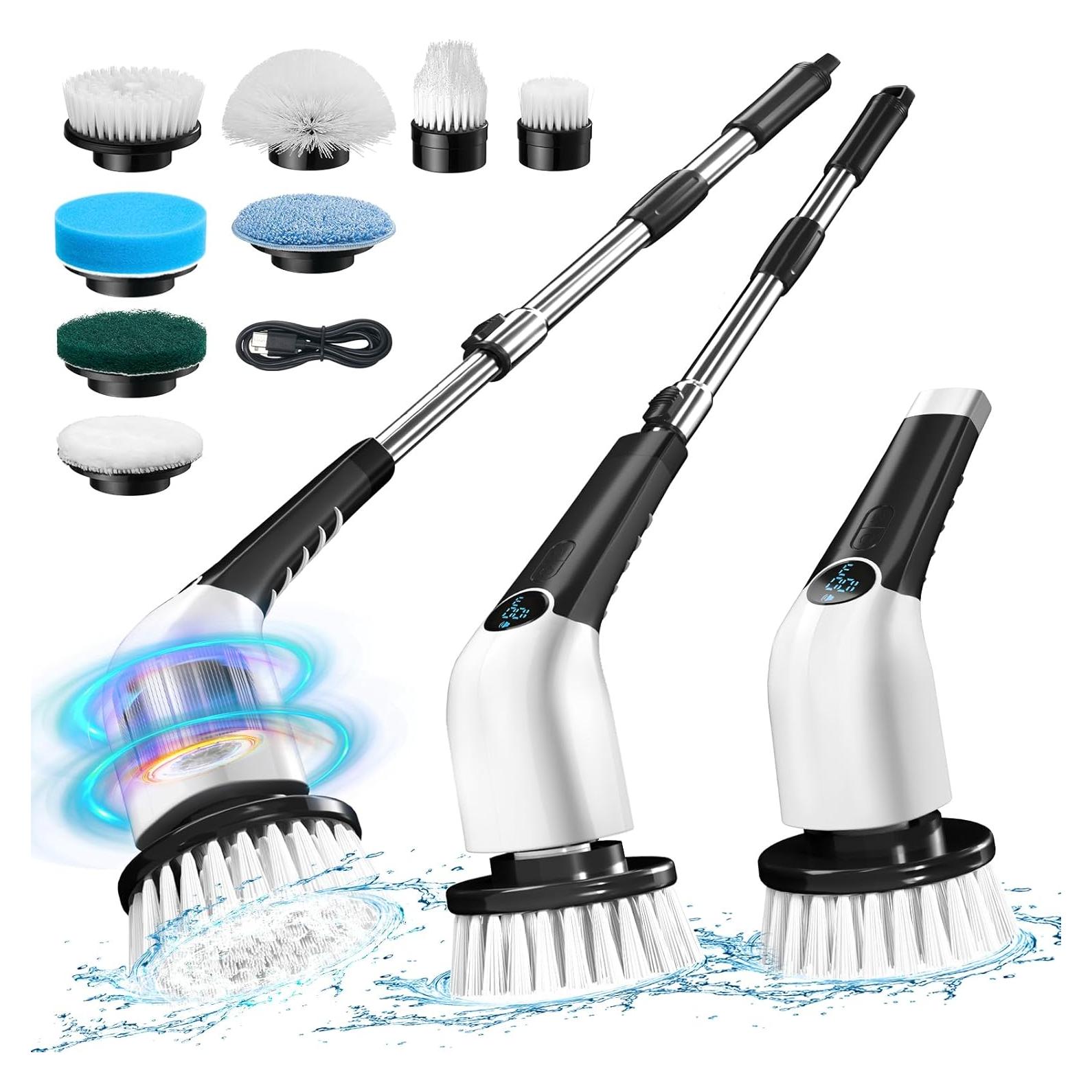 Cepillo Eléctrico Giratorio Jorking ANS-8051A 3 Velocidades 420RPM