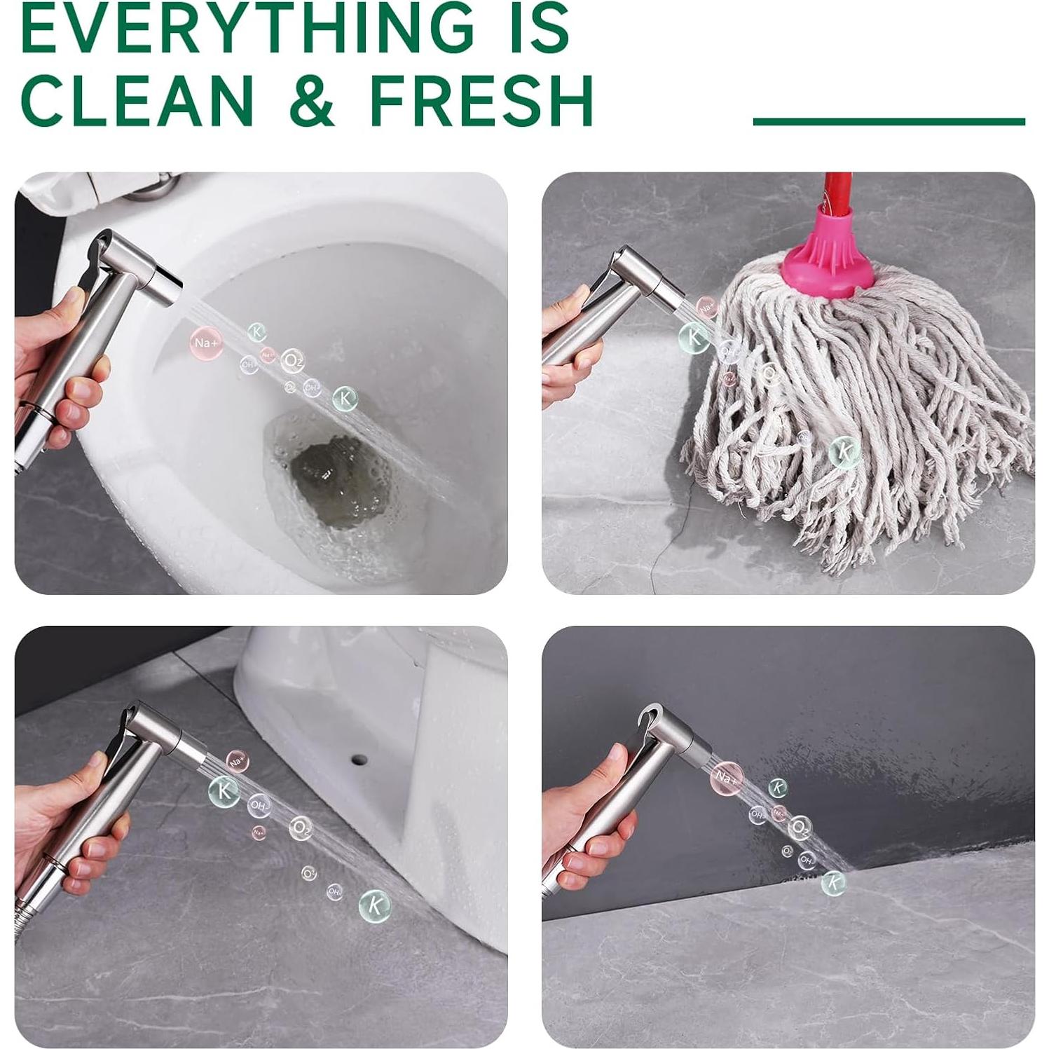 Rociador de Bidet de Mano Mougcet MG-7081-5 Acero Inoxidable