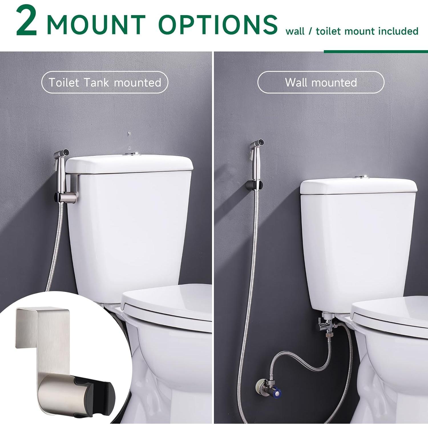 Rociador de Bidet de Mano Mougcet MG-7081-5 Acero Inoxidable