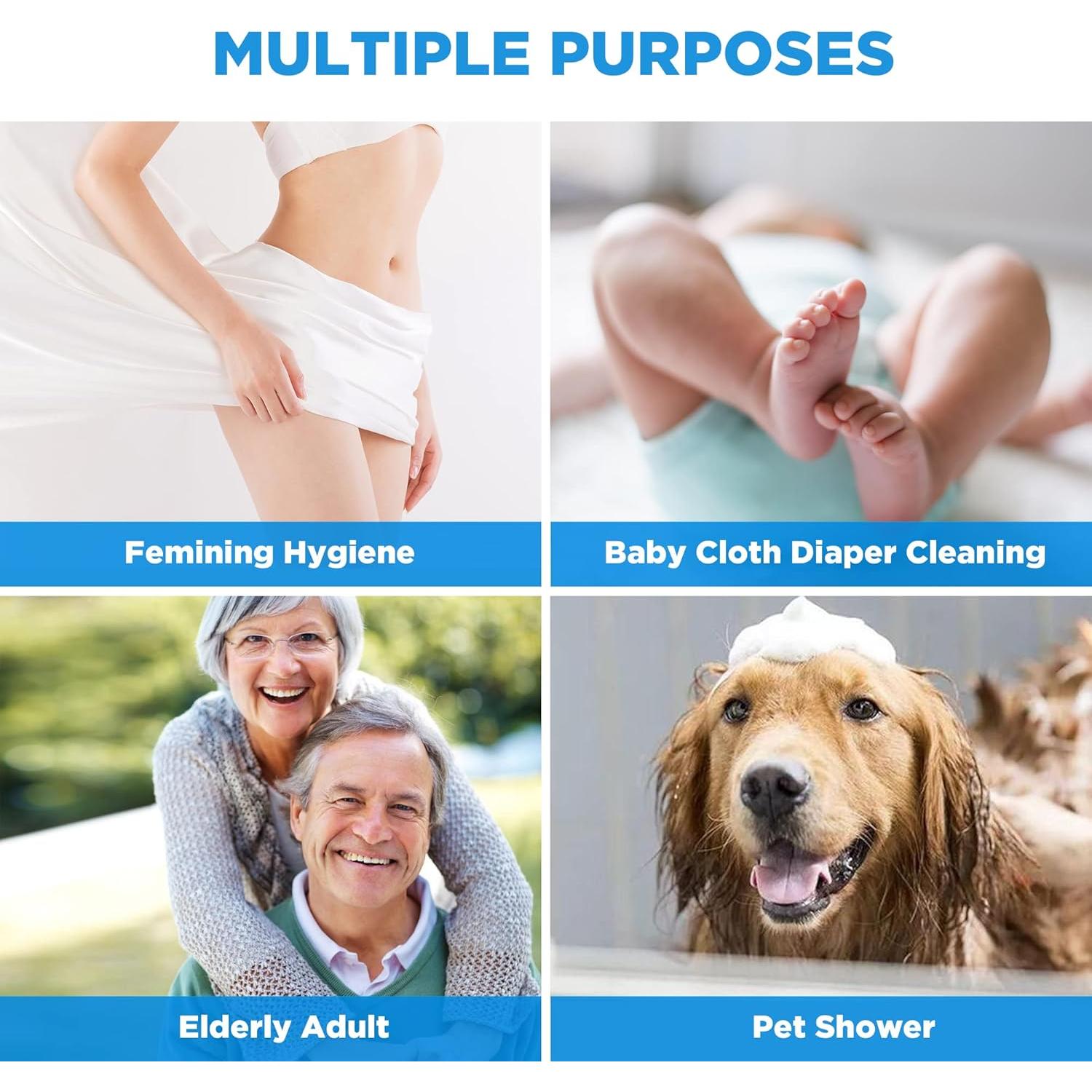 Rociador de Bidet de Mano NATICO con Agua Caliente y Fría