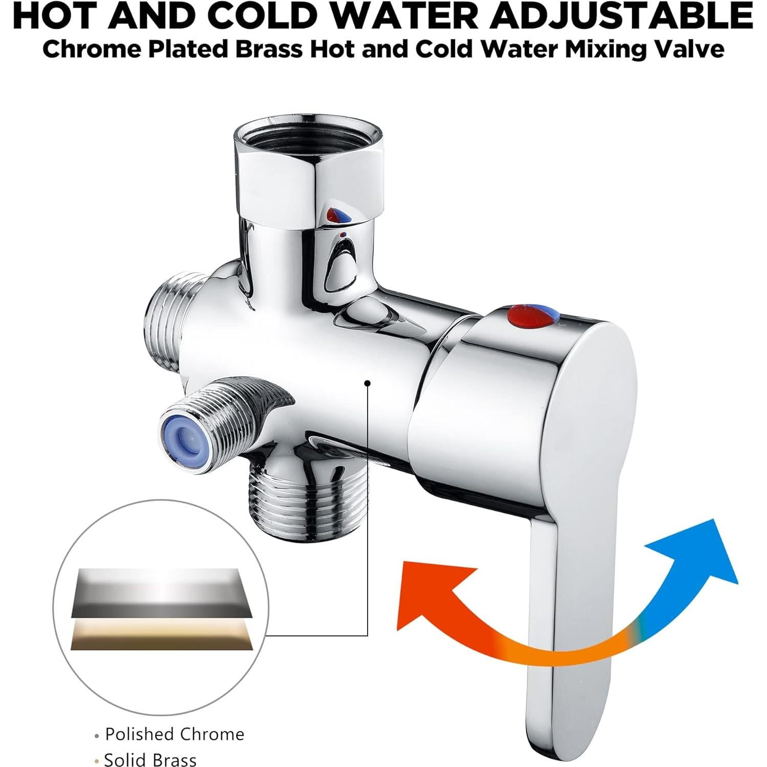 Rociador de Bidet de Mano NATICO con Agua Caliente y Fría