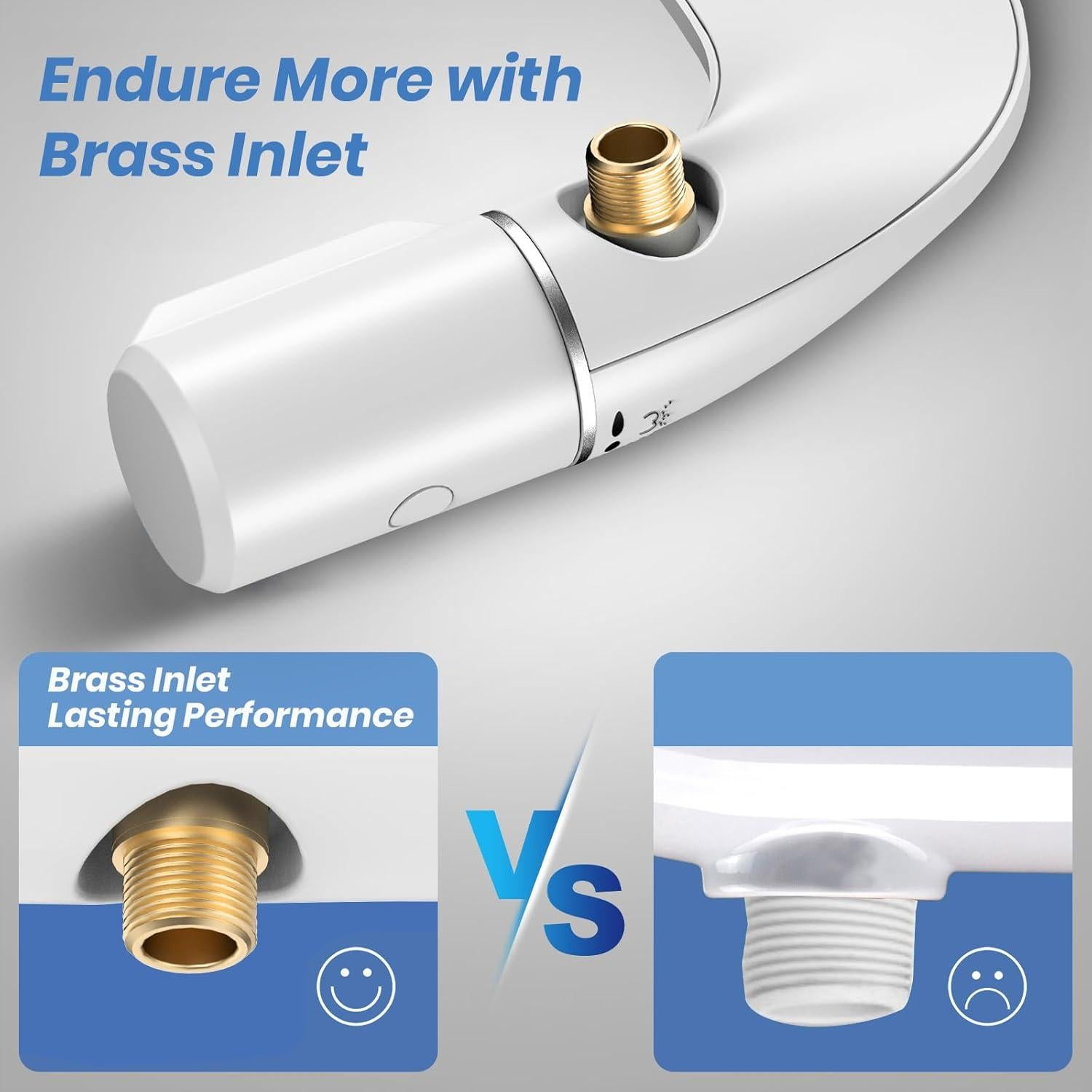 Accesorio de Bidet Shikitek Ultra Delgado Doble Boquilla Plata