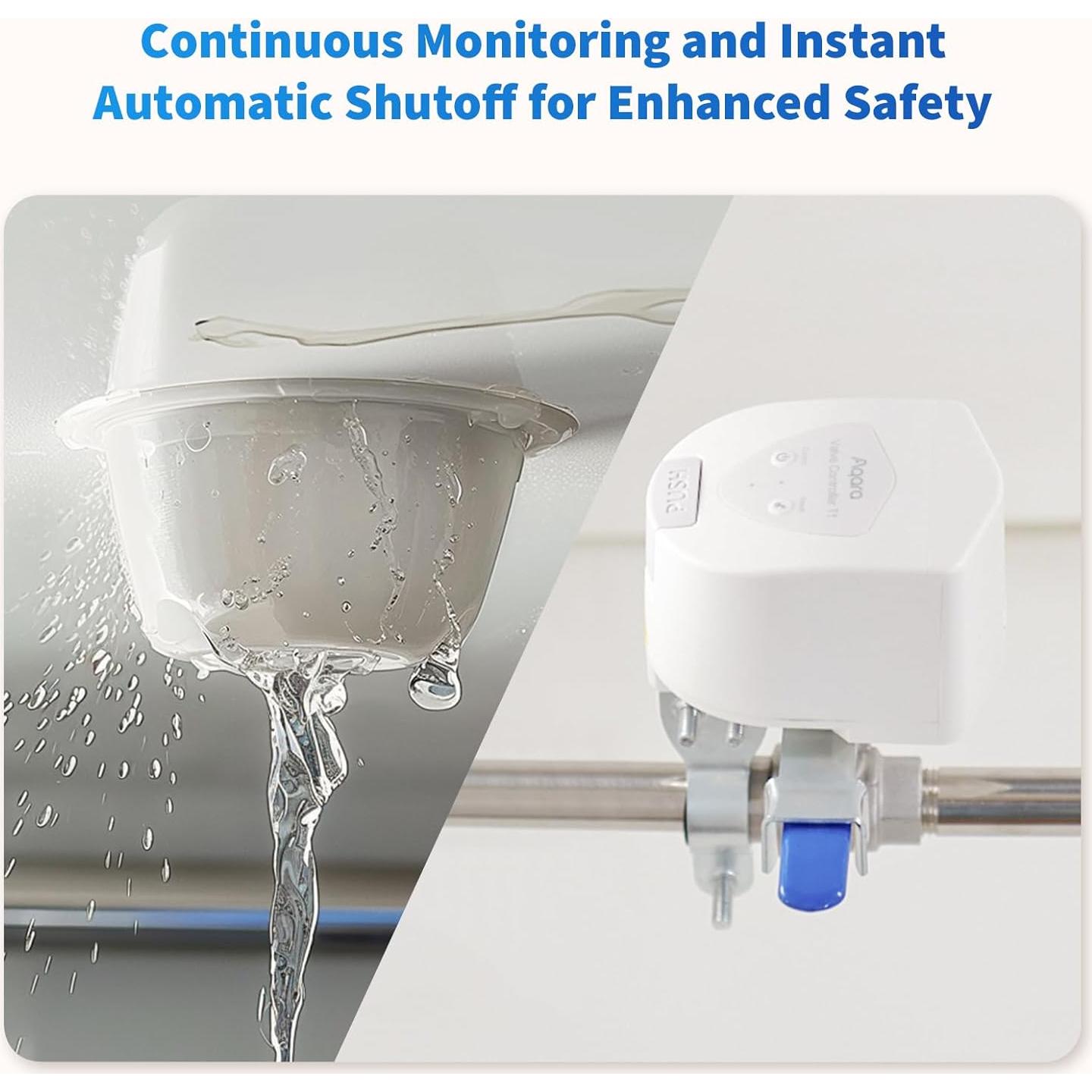 Sensor de Fugas de Agua Aqara 3 Unidades + Controlador T1