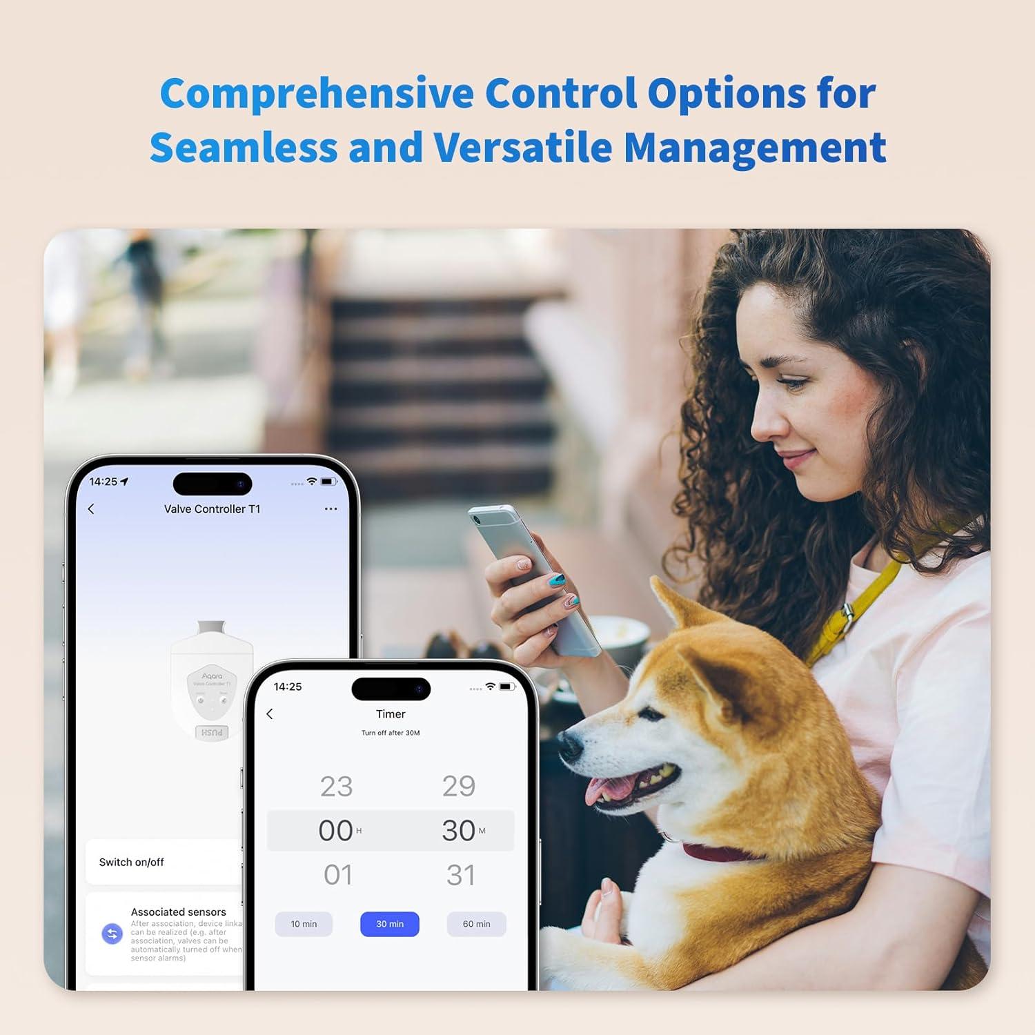 Sensor de Fugas de Agua Aqara 3 Unidades + Controlador T1
