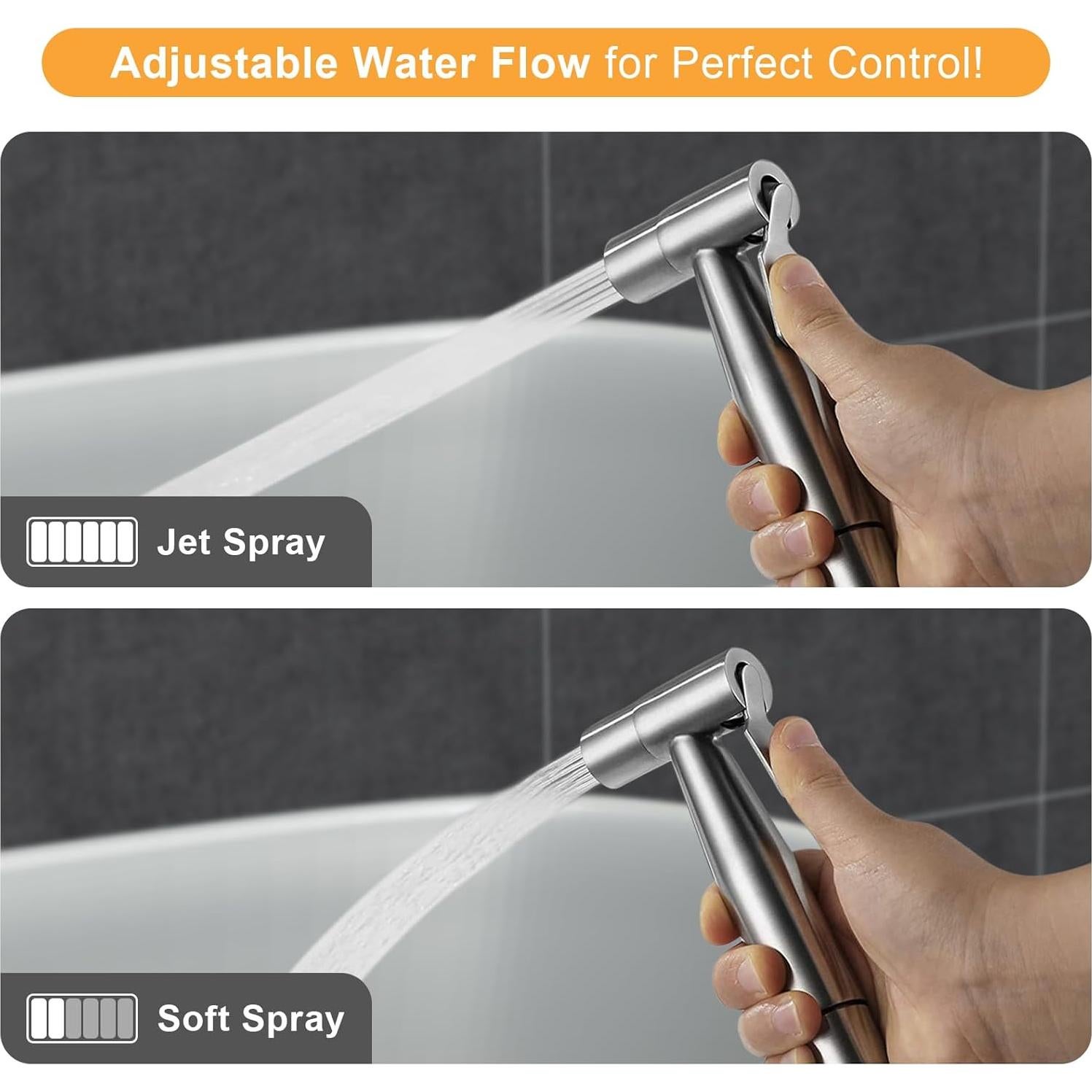 Rociador de Bidet de Mano ANA EGO RT-PWQ-1P-US Acero Inoxidable