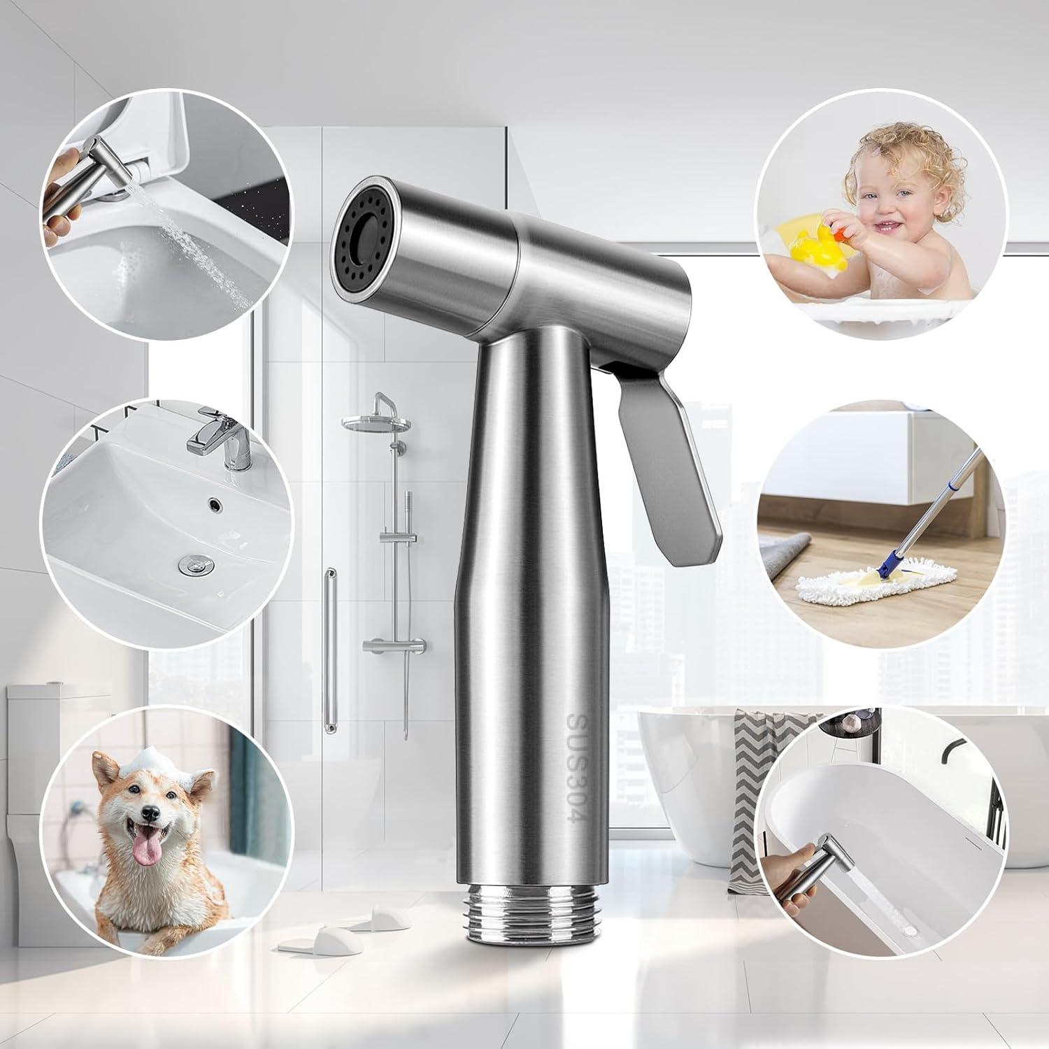 Rociador de Bidet de Mano ANA EGO RT-PWQ-1P-US Acero Inoxidable