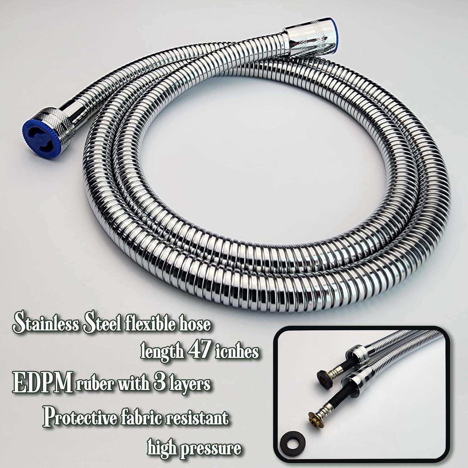 Rociador de Bidet de Mano Eurolife con 2 Funciones y Manguera 119 cm